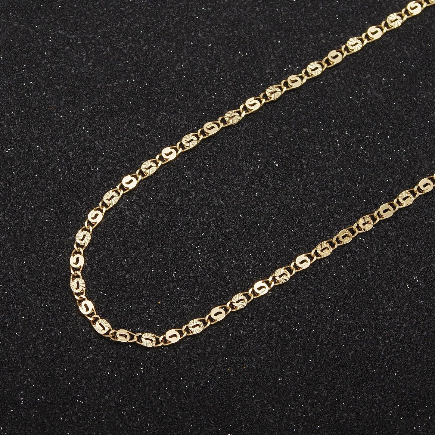 24k gold filled sunburst scroll chain by yard, 2.3mm width silver & gold chain, wholesale bulk roll chain for jewelry making, 680