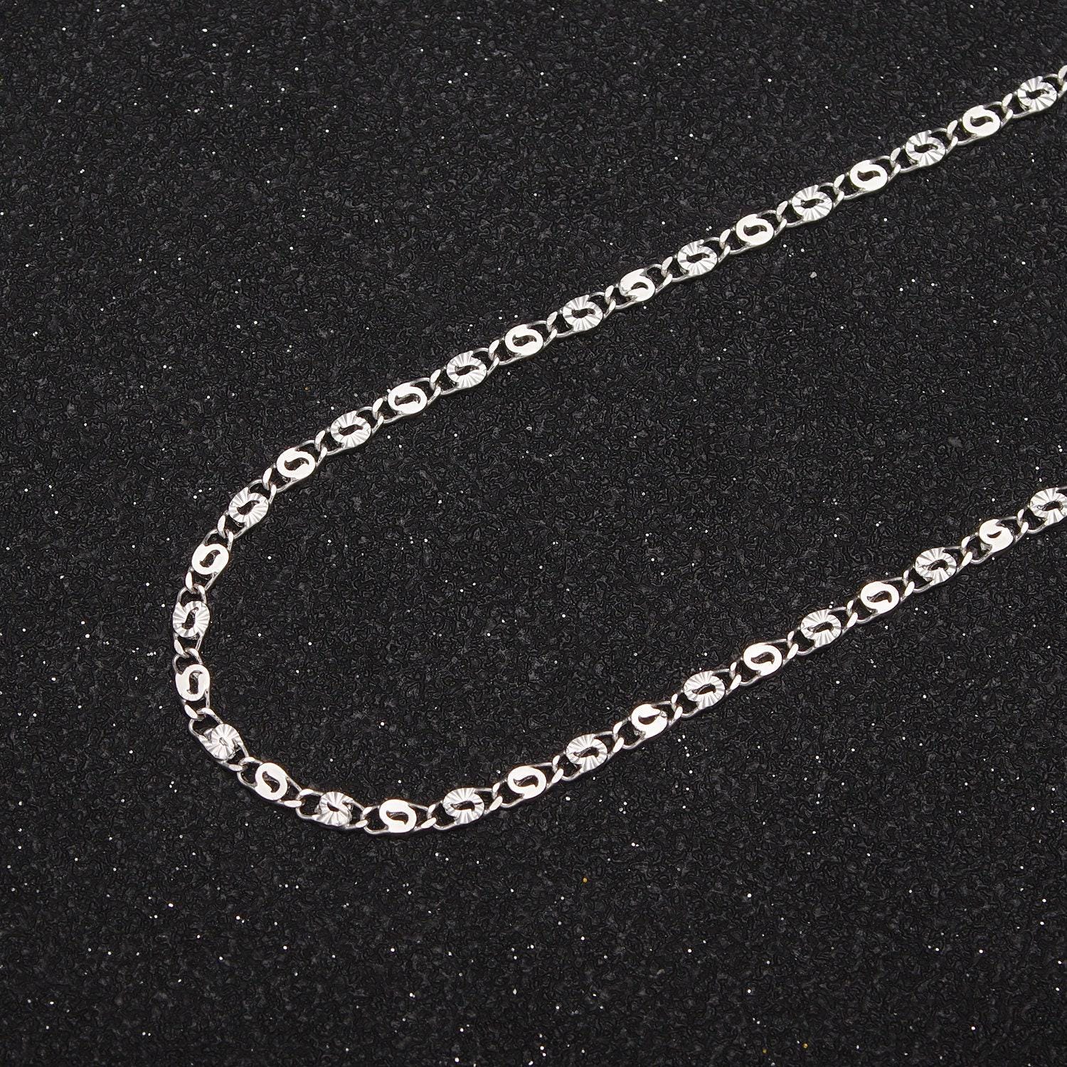 24k gold filled sunburst scroll chain by yard, 2.3mm width silver & gold chain, wholesale bulk roll chain for jewelry making, 680