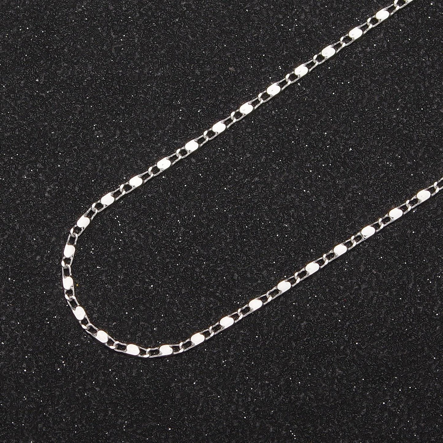 24k gold filled anchor tube link chain by yard, dainty 1.5mm width gold & silver chain, wholesale bulk roll chain for jewelry making, 676