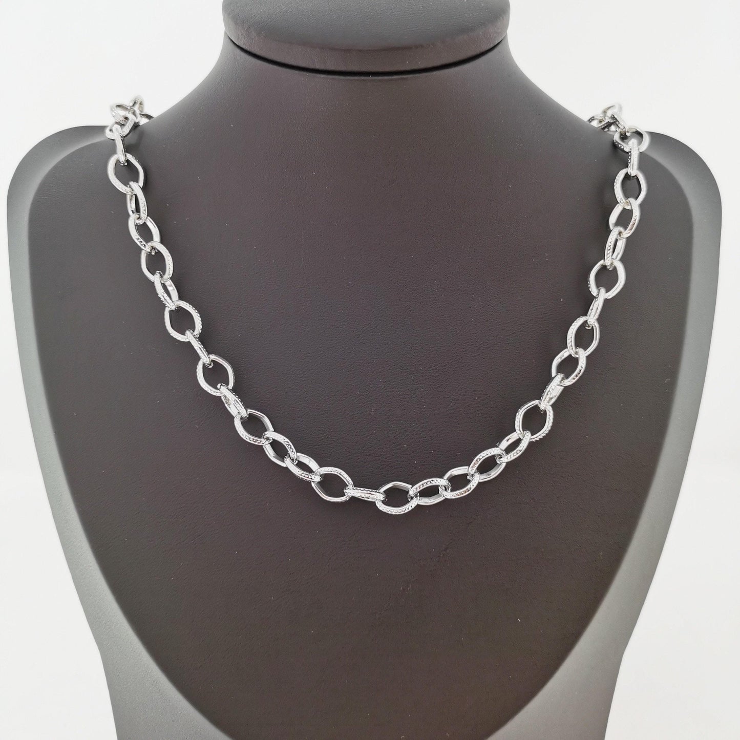 24k gold oval rolo chain by yard, oval link chain by foot, wholesale bulk roll chain for jewelry making, width 8mm, 211, 216