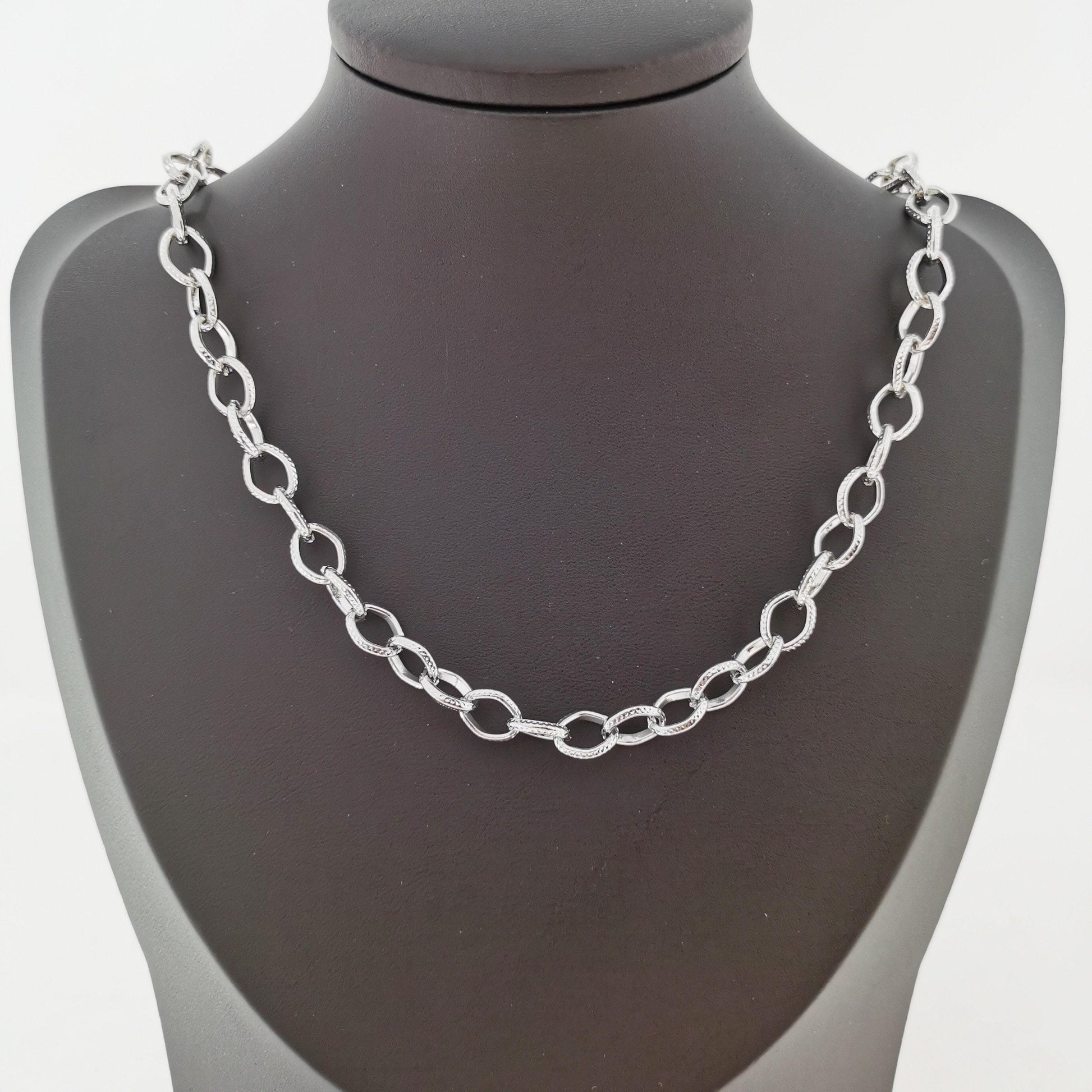 24k gold oval rolo chain by yard, oval link chain by foot, wholesale bulk roll chain for jewelry making, width 8mm, 211, 216