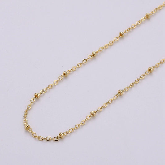 Beads and rolo chain by yard, rosary chain,  great quality bulk chain for jewelry necklace, bracelet, anklet supplies, ROLL-00133