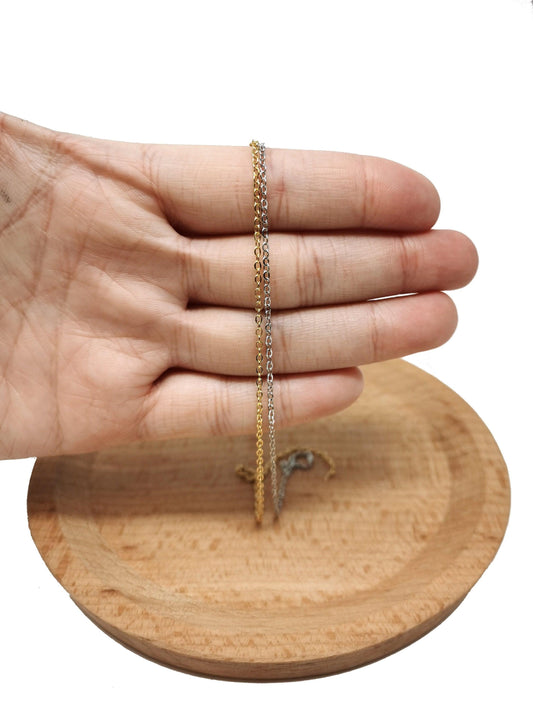 14k gold rolo cable chain by yard, cable rolo chain by foot, wholesale bulk roll chain for jewelry, thickness 1mm,24,101