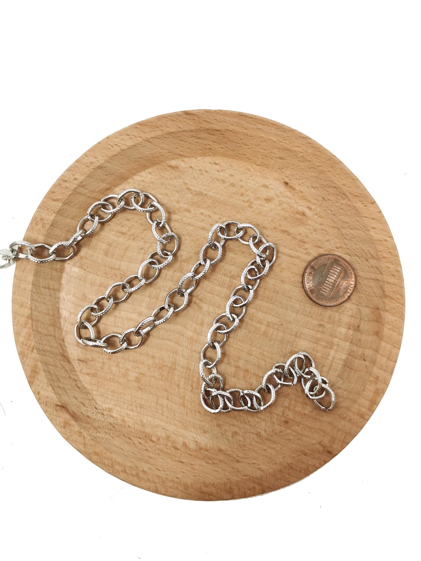 Gold rolo cable chain by yard, rolo cable chain by foot, wholesale bulk roll chain, width 8mm, roll-98,94