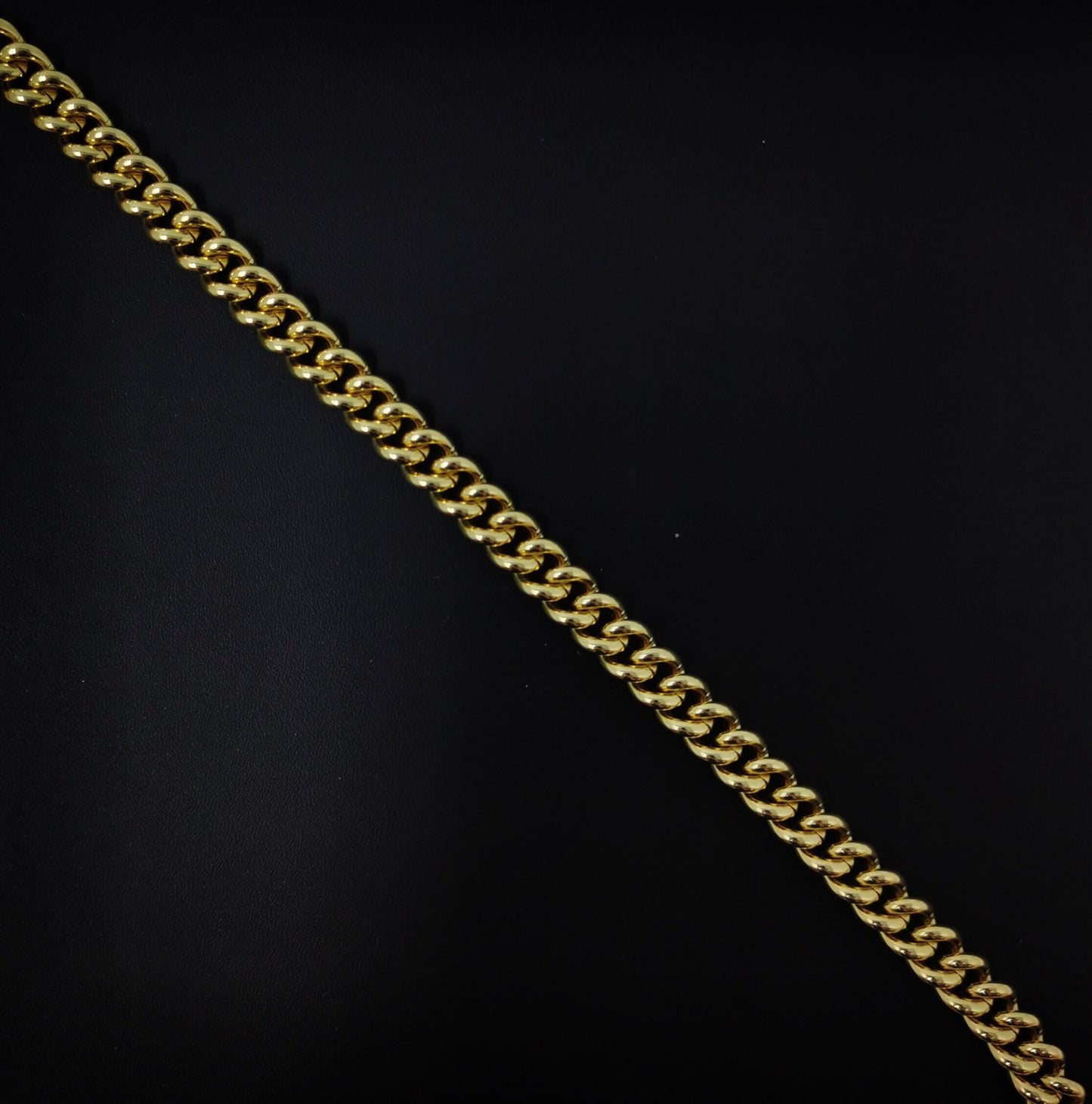 14k gold cuban curb chain by yard, cuban curb chain by foot, wholesale bulk roll chain for jewelry making, thickness 8.3mm, # 28