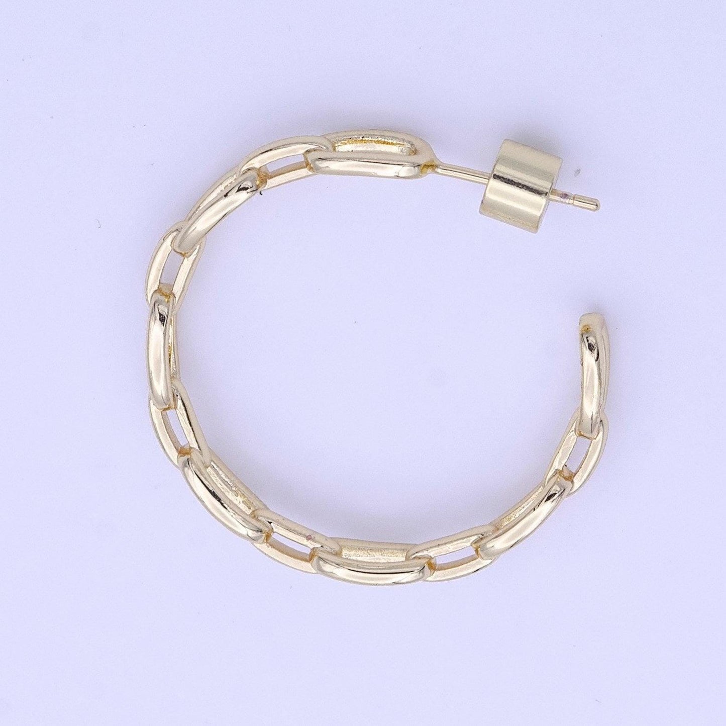Minimalist cylinder earrings backings jewelry supply (12 pieces) set in gold & silver | k074 k076