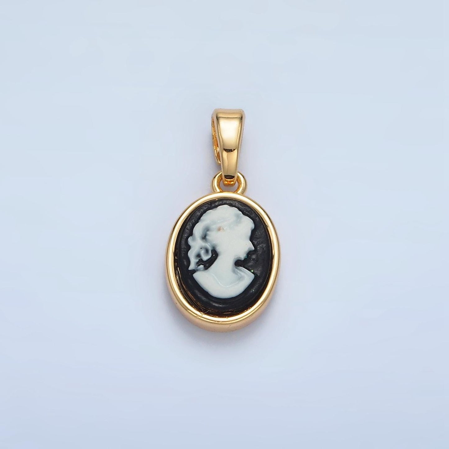 Mini agate cameo pendant woman italian cameo jewelry charm jewelry aa120