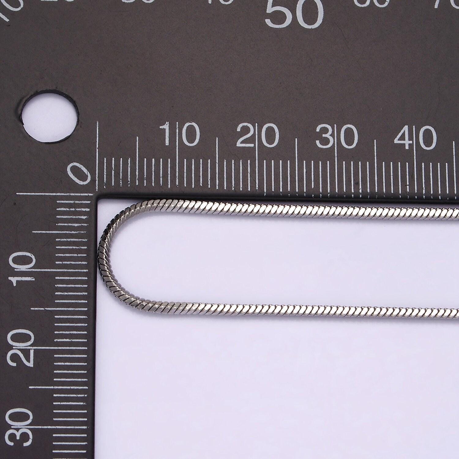 Stainless steel 1.5mm snake chain 20 inch layering necklace | wa-2270