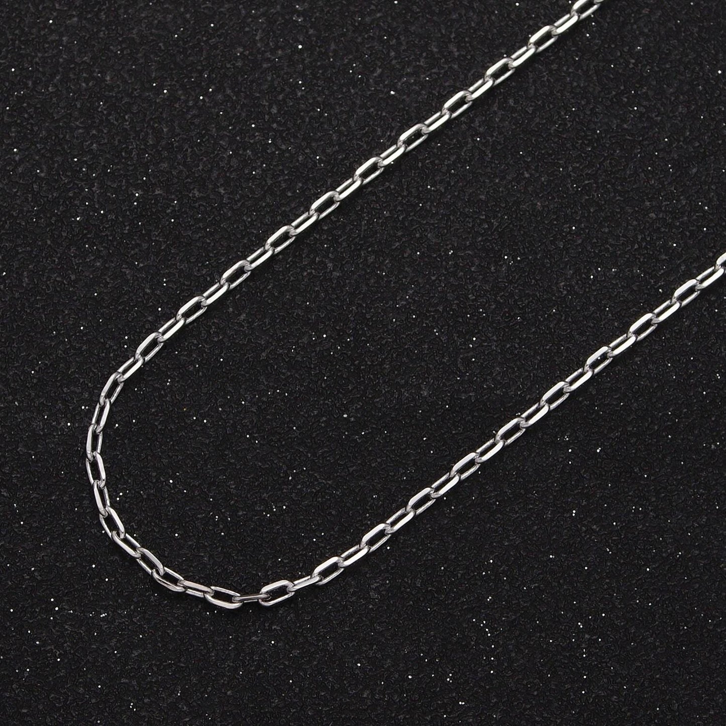 24k gold filled unfinished 1.9mm cable paper clip gold / silver wholesale bulk chain for jewelry making | roll-899, roll-900