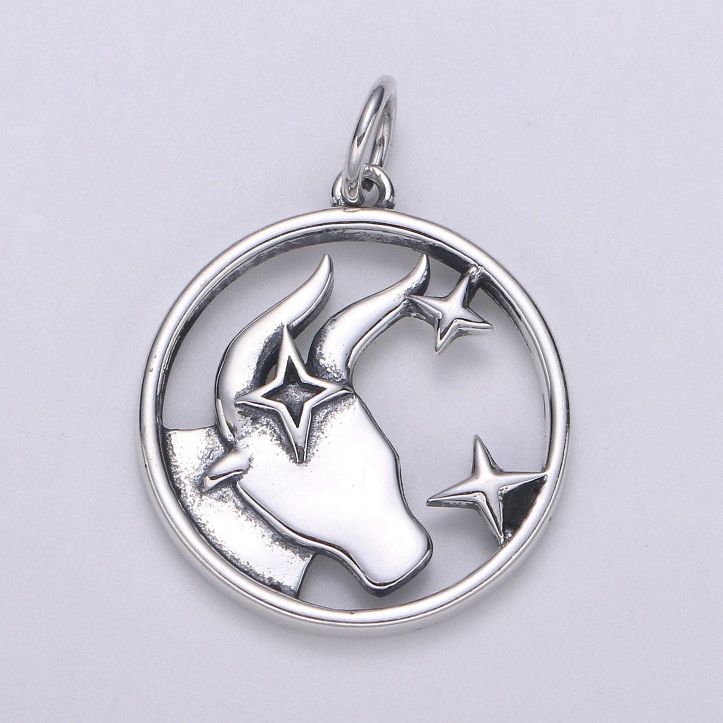 S925 sterling silver zodiac constellation charms, zodiac symbol, horoscope charm, dainty silver astrological zodiac sign minimalist jewelry