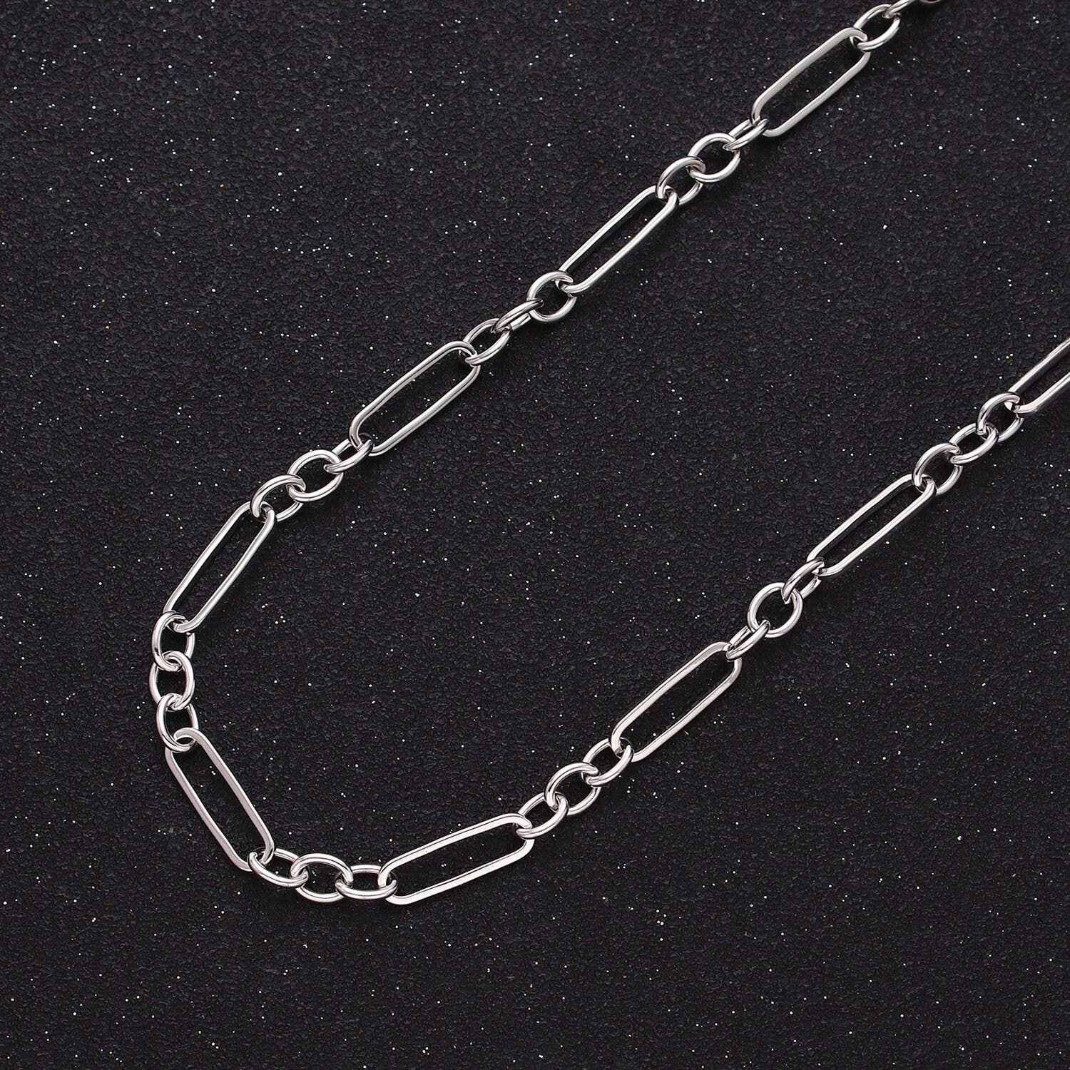 16k gold filled 15mm x 4.5mm paperclip triple cable link unfinished unique chain in jewelry making | roll-1371 roll-1372
