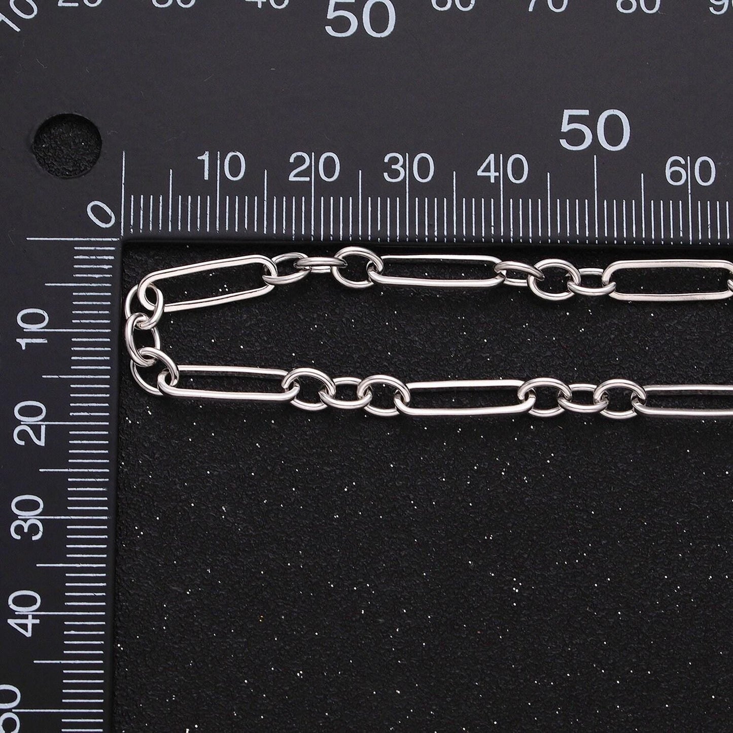 16k gold filled 15mm x 4.5mm paperclip triple cable link unfinished unique chain in jewelry making | roll-1371 roll-1372