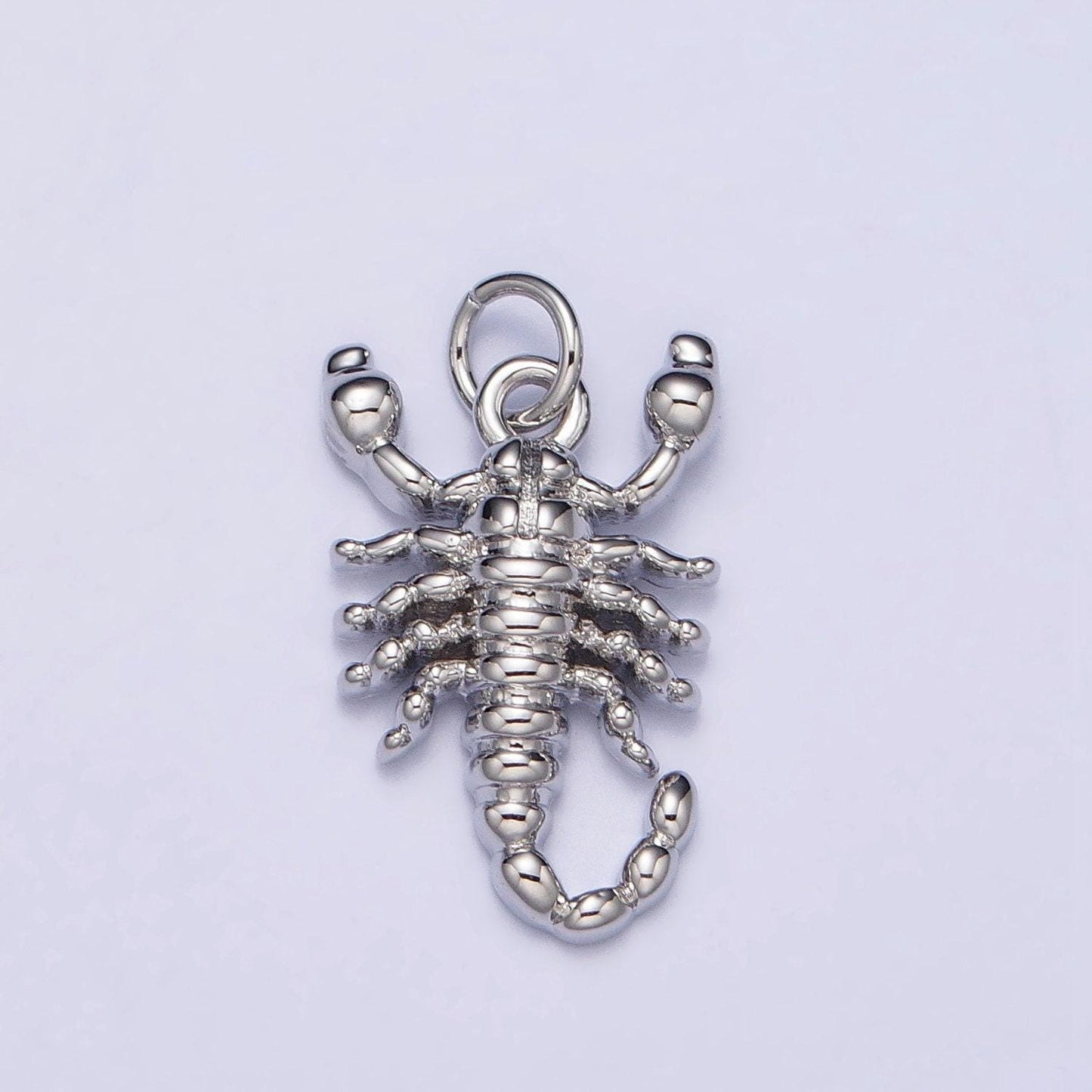 Scorpio charm gold plated over brass animal pendant zodiac charm scorpion dessert silver insect charm inspired ac670