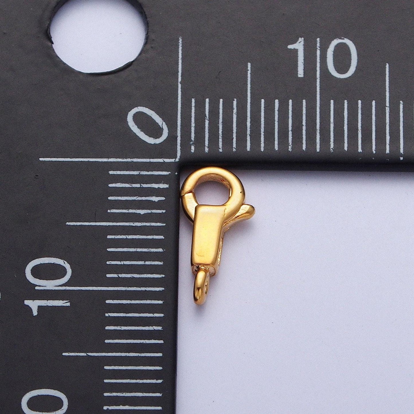 1pc 24k and 14k gold lobster clasp, round head long rectanglular body lobster clasp for jewelry making | l-870, l-871, l-918