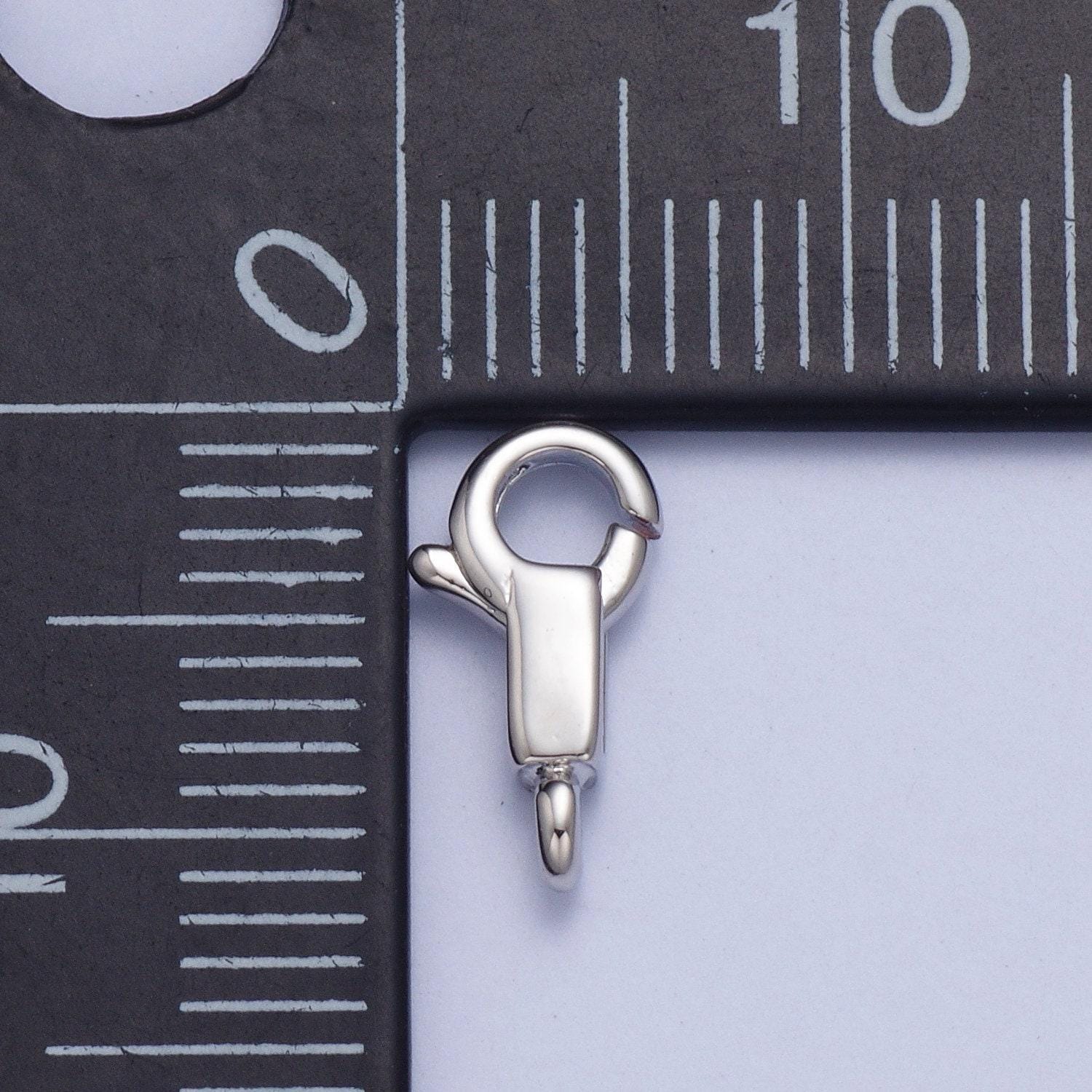 1pc 24k and 14k gold lobster clasp, round head long rectanglular body lobster clasp for jewelry making | l-870, l-871, l-918