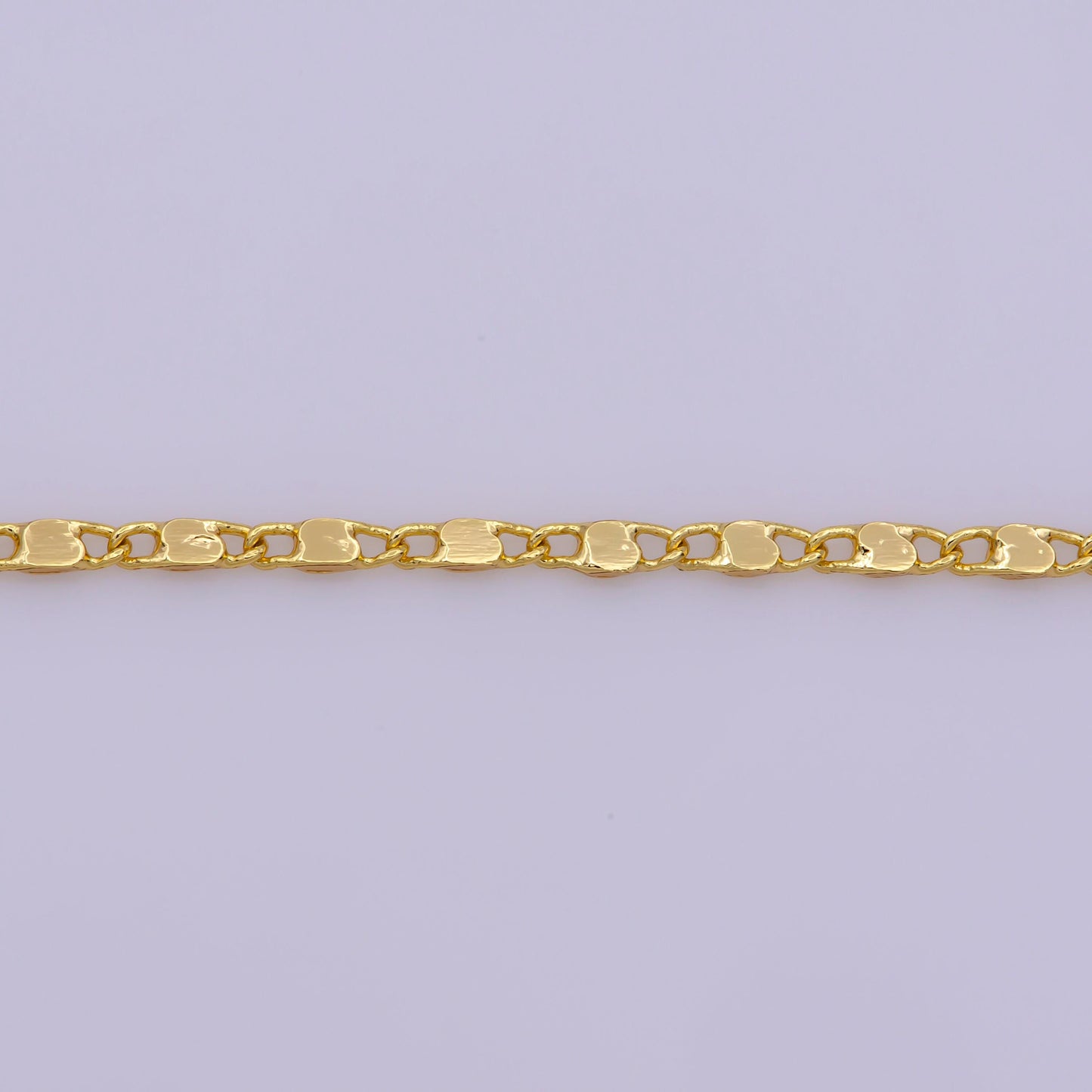 1pc 18.0'' ready to use gold intertwined necklace chain, tag twisted chain dainty necklace, unique for pendant charm necklace making, wa-383