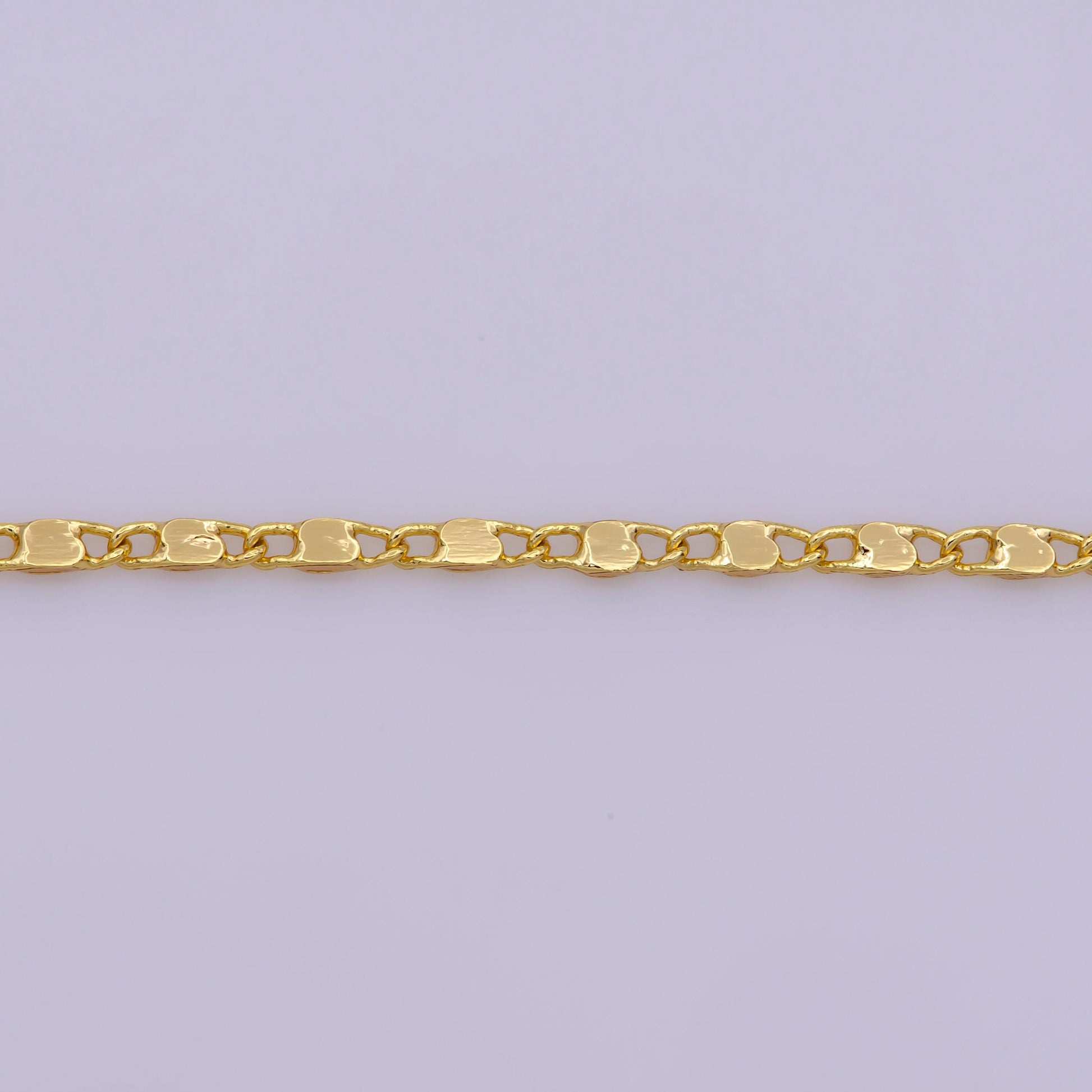 1pc 18.0'' ready to use gold intertwined necklace chain, tag twisted chain dainty necklace, unique for pendant charm necklace making, wa-383