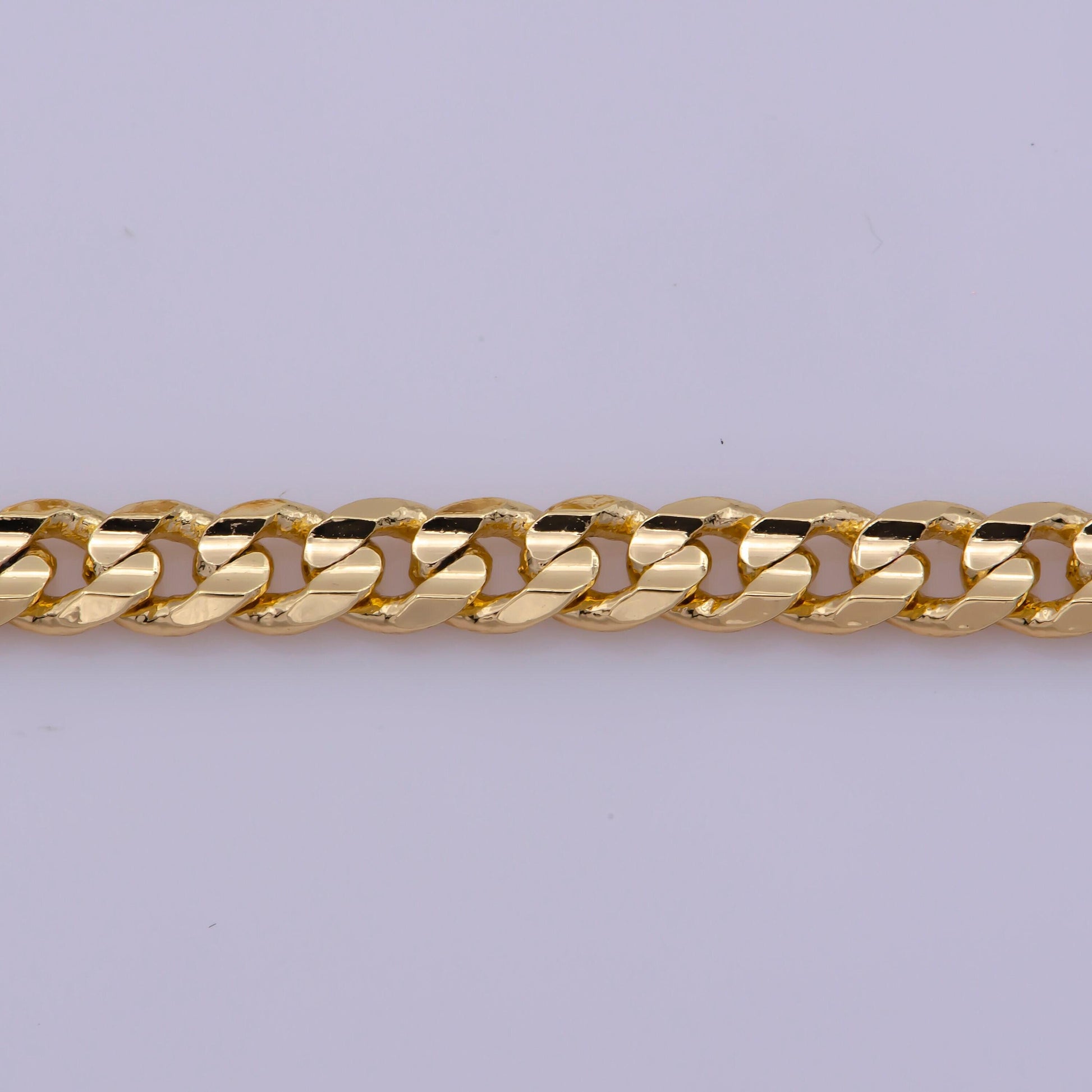 1pc 17.7", 2,2mm ready to use gold cuban curb necklace chain,layering curb chain bold necklace, for pendant charm necklace, wa-382