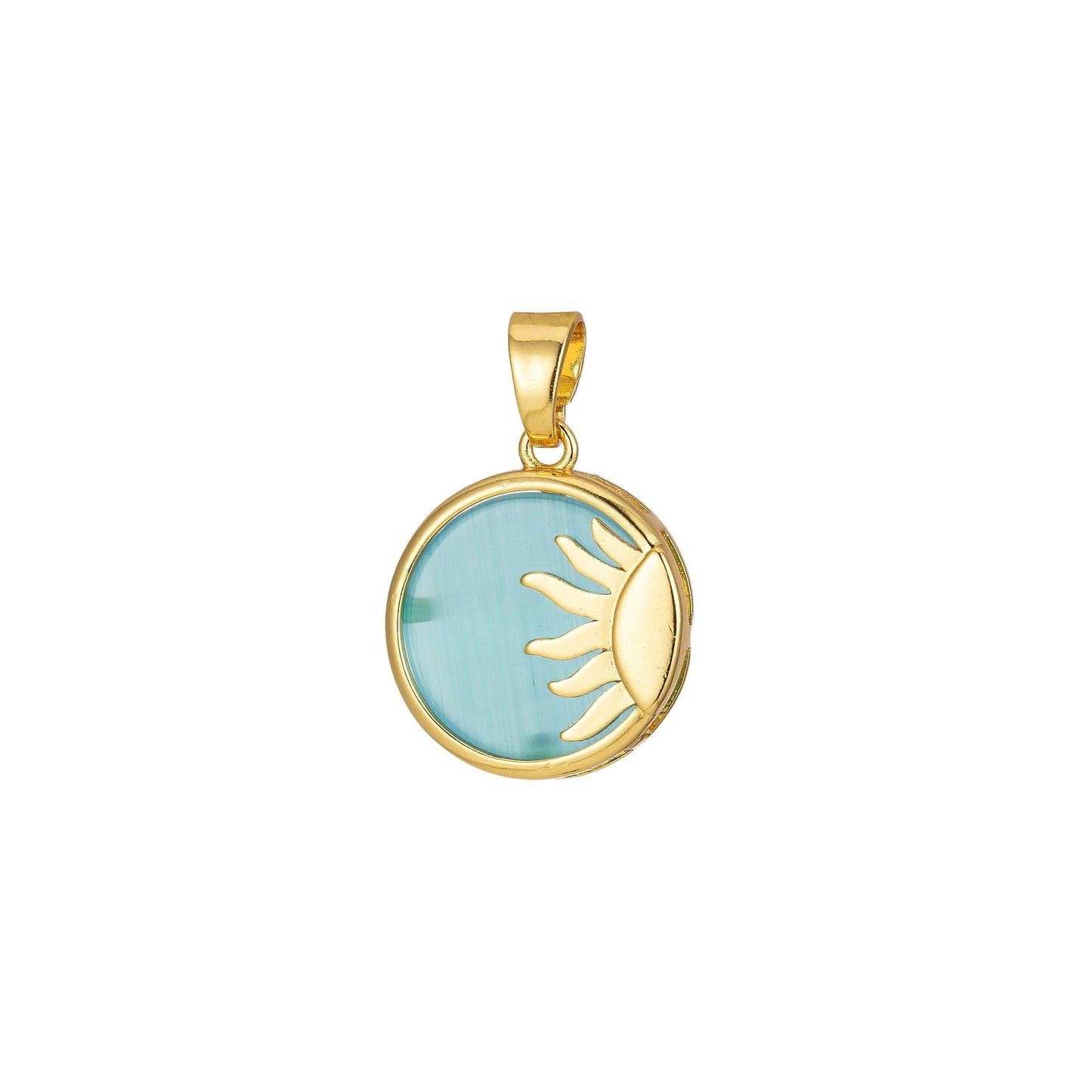 1pc sun pendant sunrise morning sun burst dainty charm for necklace bracelet findings for jewelry making, j-306 ~ j-310