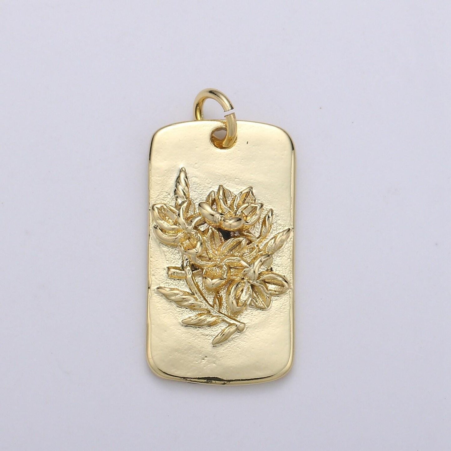 1x gold flower charms, wild flower pendant, dainty flower charm, sun flower poppy daisy hibiscus charm for necklace floral jewelry, d-750