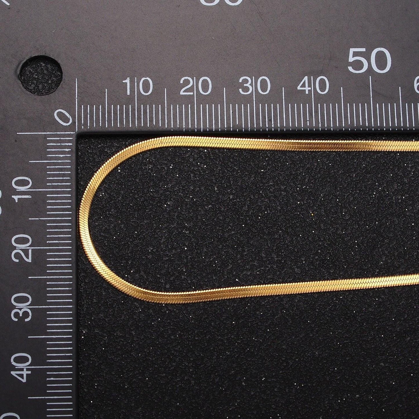 17.5 inch stainless steel herringbone chain necklace for jewelry making 2mm dainty finished ready to wear snake chain supply wa1550