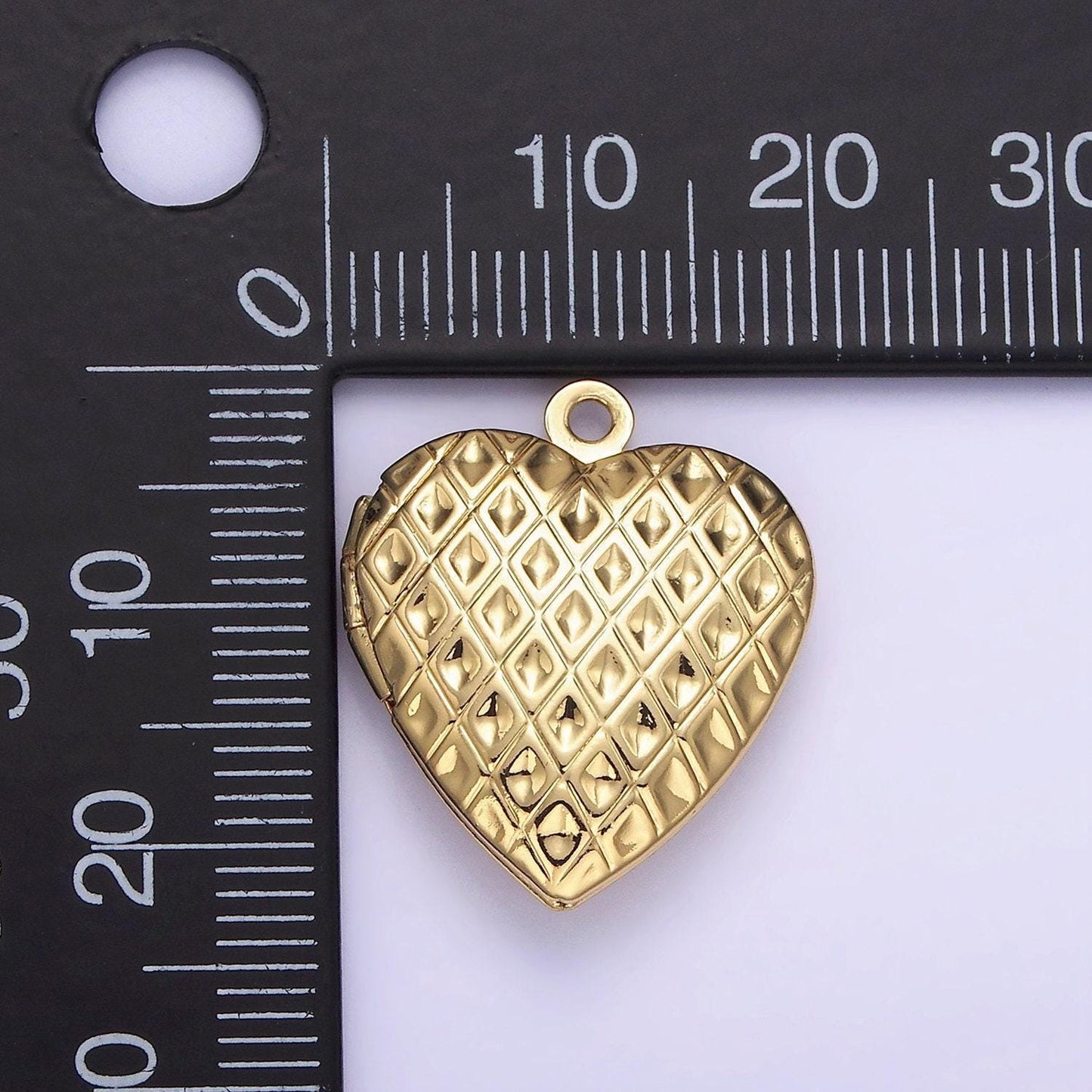 24k gold filled locket charm gold heart locket charm minimalist locket pendant for jewelry making d410