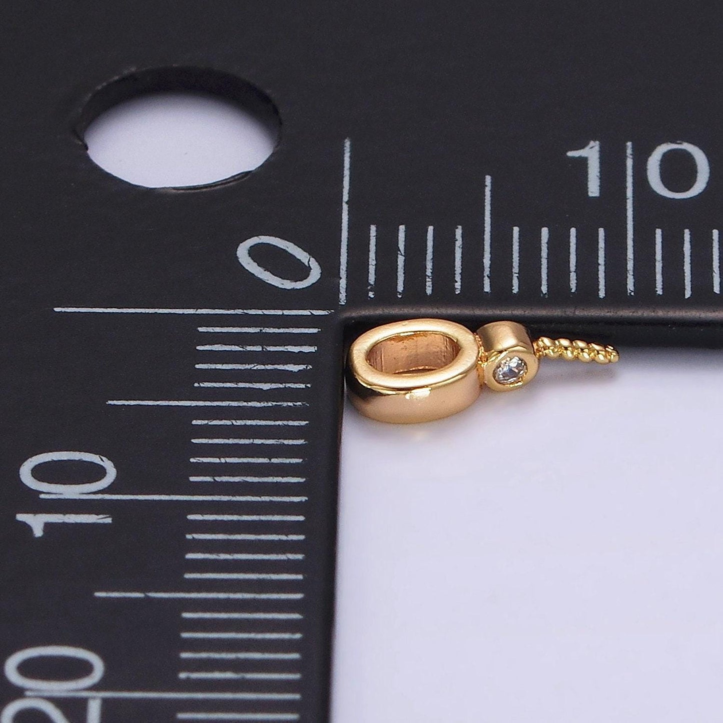 18k gold filled plain peg bail hold for half drill pearl and bead bail charm jewelry findings supplies z515