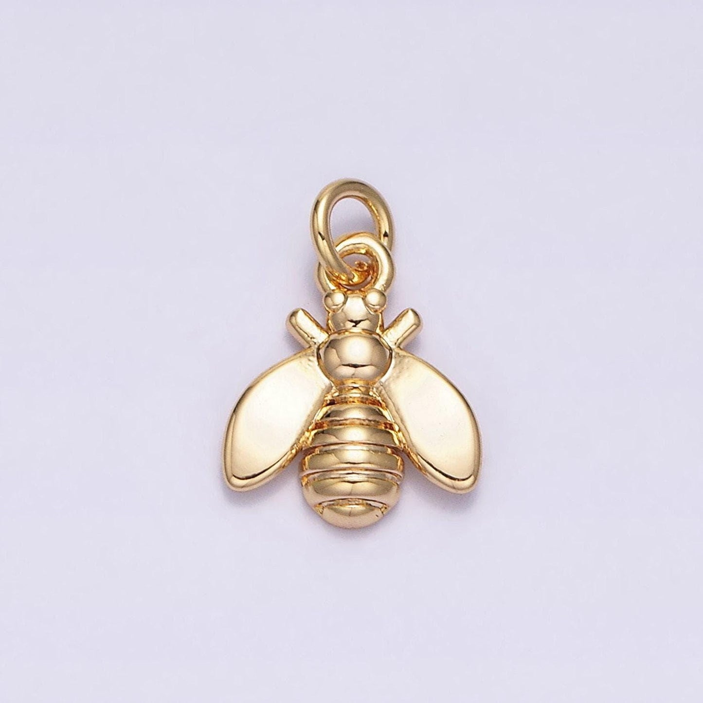 Mini gold filled fly charm small insect pendant ac1131