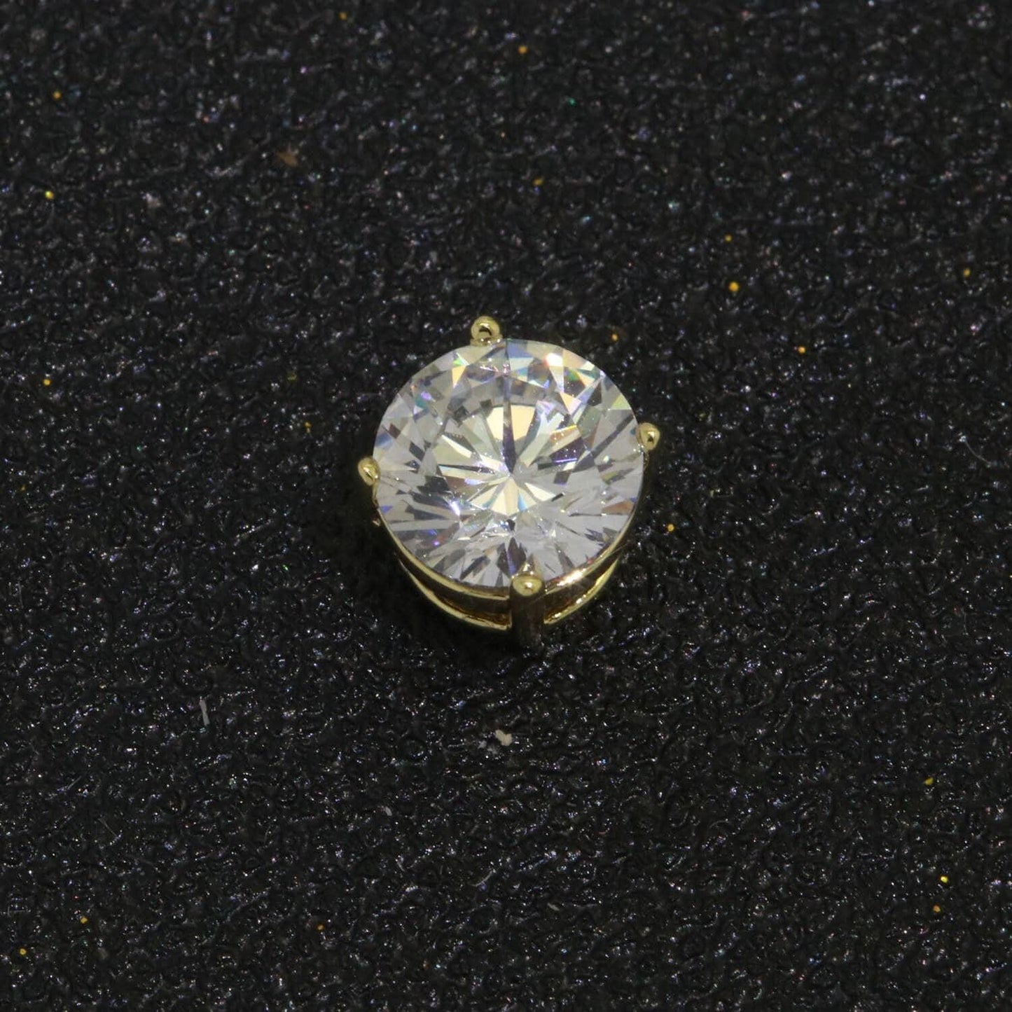 1pc rondelle spacer beads 14k gold filled solitaire cz beads cubic zirconia for jewelry making bracelets necklaces b-683
