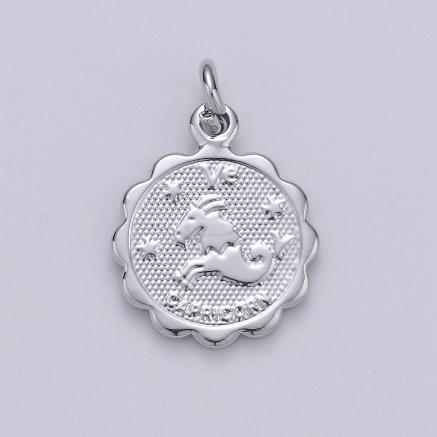 Silver zodiac constellation charms, zodiac symbol, horoscope charm, gold astrological zodiac sign minimalist jewelry, zodiac-021
