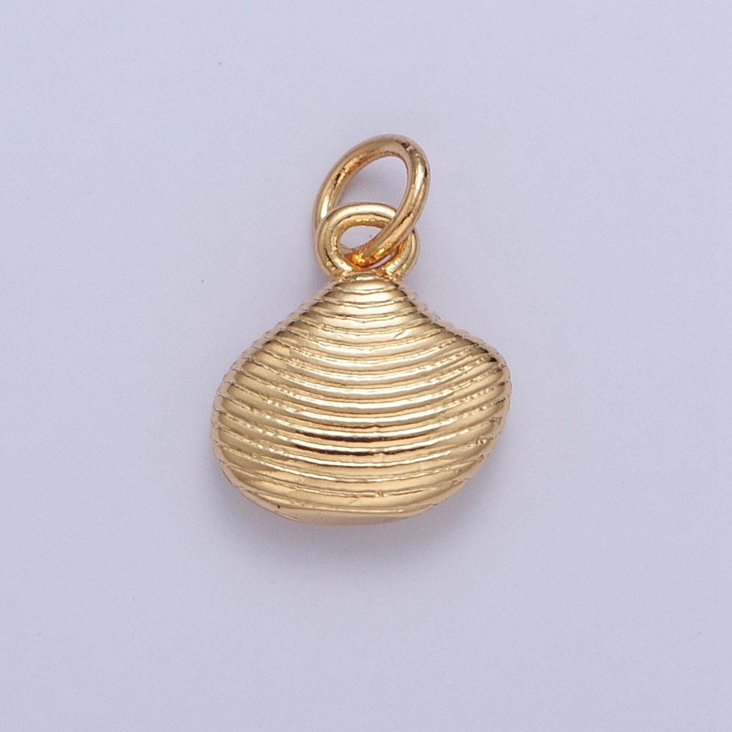 Abstract gold charm for diy jewelry making, x-134