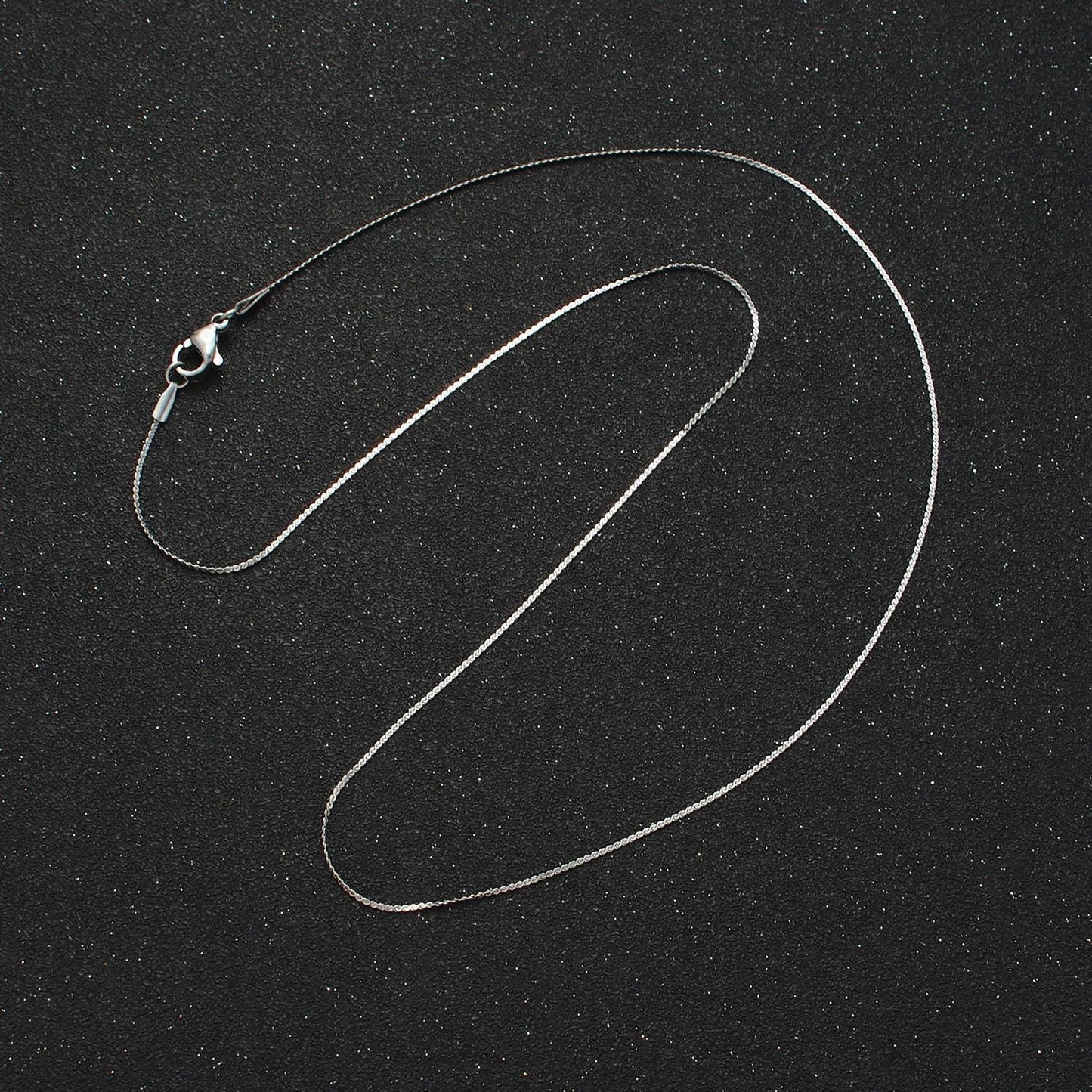 20 inch serpentine chain stainless steel necklace in gold & silver | wa-2604 wa-2605