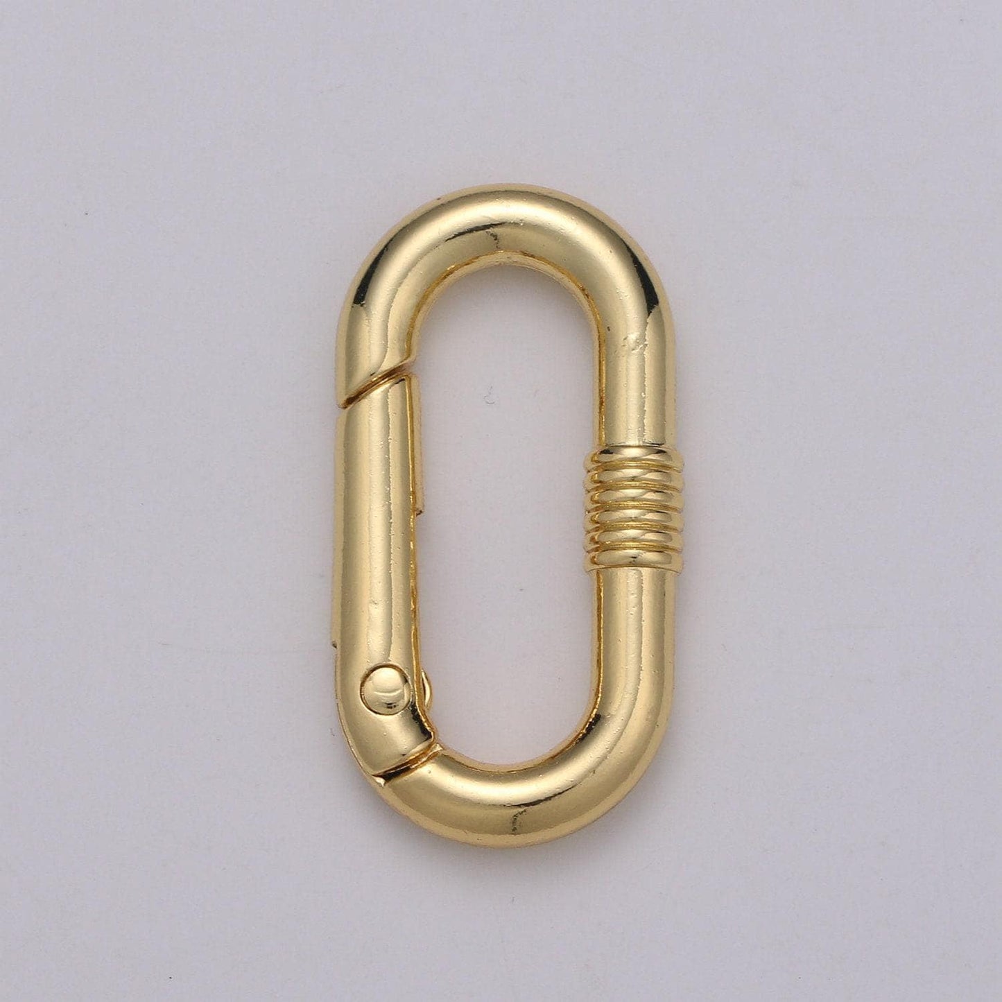 Gold spring gate ring,push gate ring, 33x17mm oval ring charm holder rose gold black gunmetal silverclasp for connector charm supp-960-963