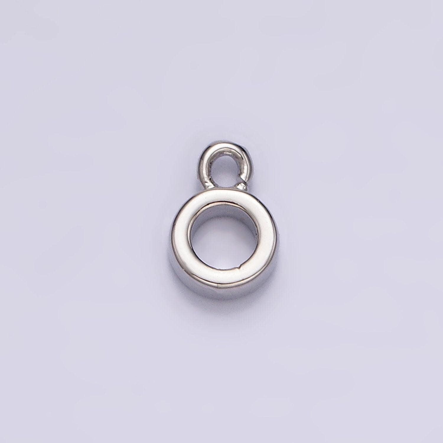 Mini gold silver bail beads bail charm holder spacer with loop tube bails cord bails slider bails spacer ring z923