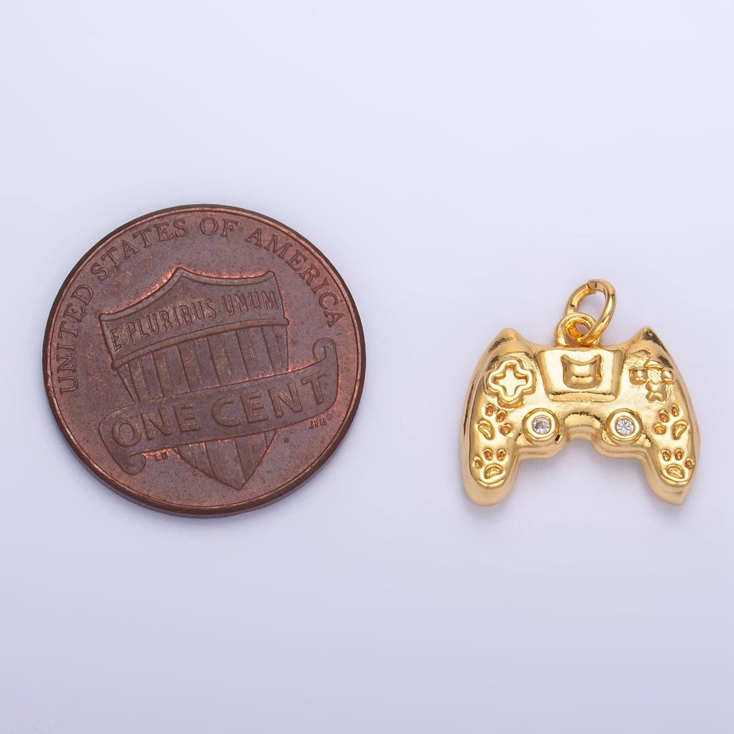 28k gold filled joystick pendant gamer necklace gift idea gold game controller charm for bracelet necklace w041