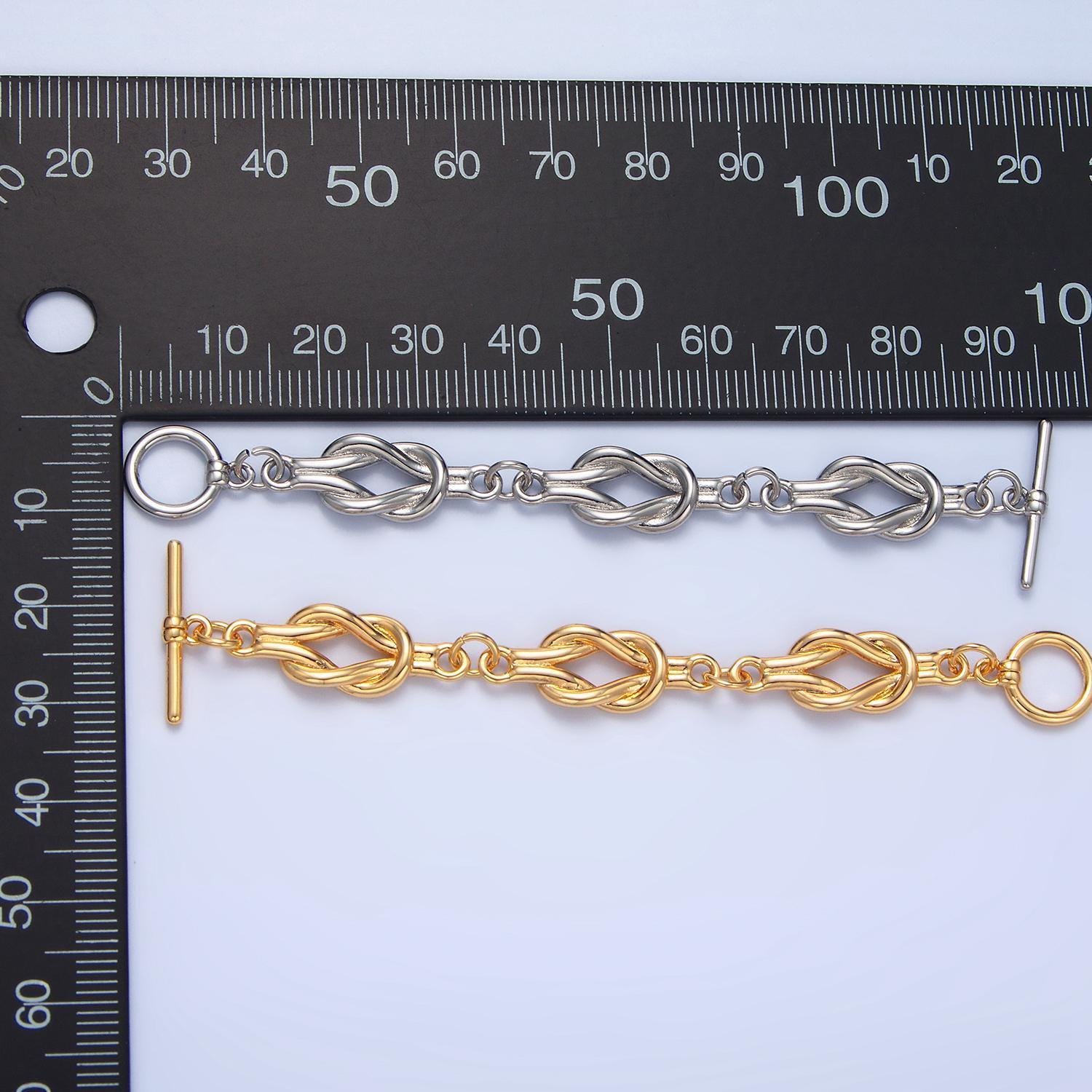 14k gold filled long chain extender ot toggle clasps closure jewelry making supply | z996
