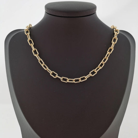 24k gold paperclip chain by yard, oval link chain by foot, wholesale bulk roll chain for jewelry making, size 10x5mm,220