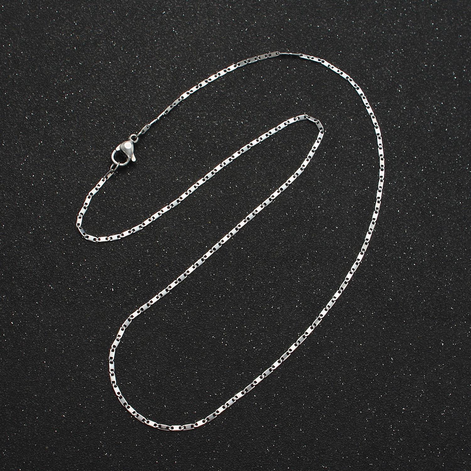 18 inch anchor mariner stainless steel chain necklace in gold & silver | wa-2598 wa-2599