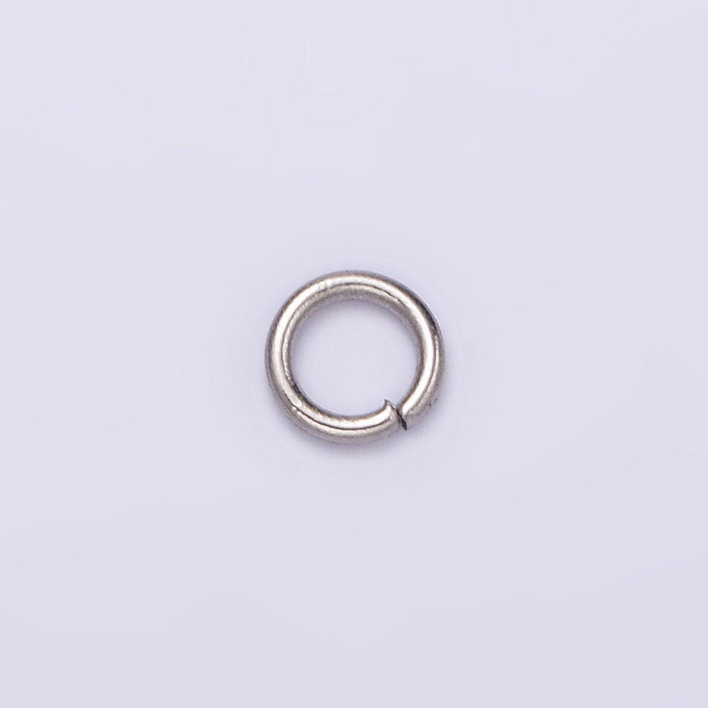 Stainless steel 4mm x 1mm jump ring pack jewelry making findings supply in gold & silver 18mm gauge ring | z585 z586