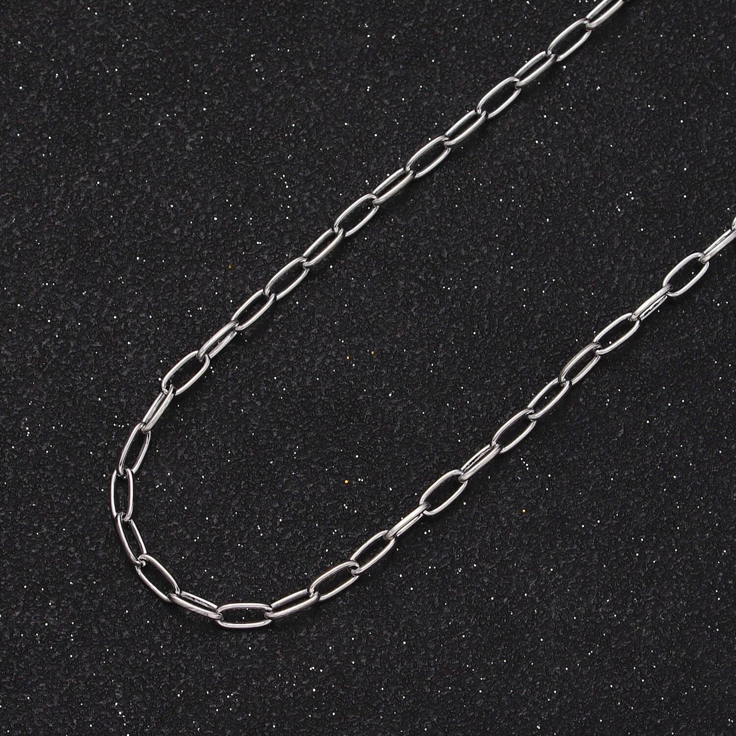 Dainty 2.6mm cable gold & silver bulk chain, 24k gold filled wholesale unfinished jewelry making chain by yard | roll-982, roll-983