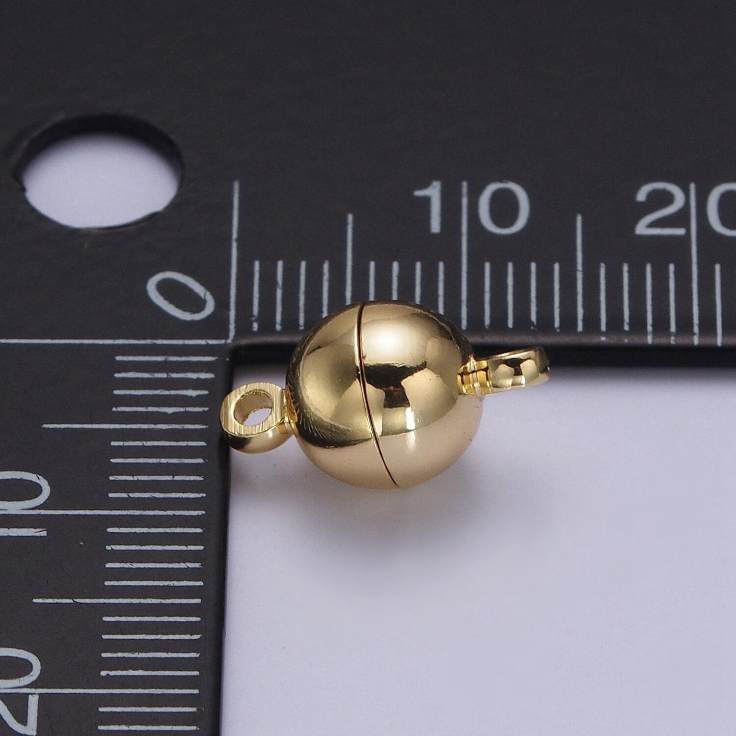 Gold magnetic jewelry clasp gold pill clasp dainty tube style clasp for jewelry making findings