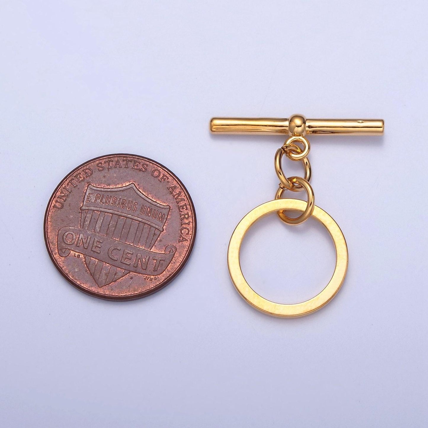 24k/14k gold filled, white-gold filled circle toggle clasp, jewelry clasp ot clasp for bracelet, necklace components l-751