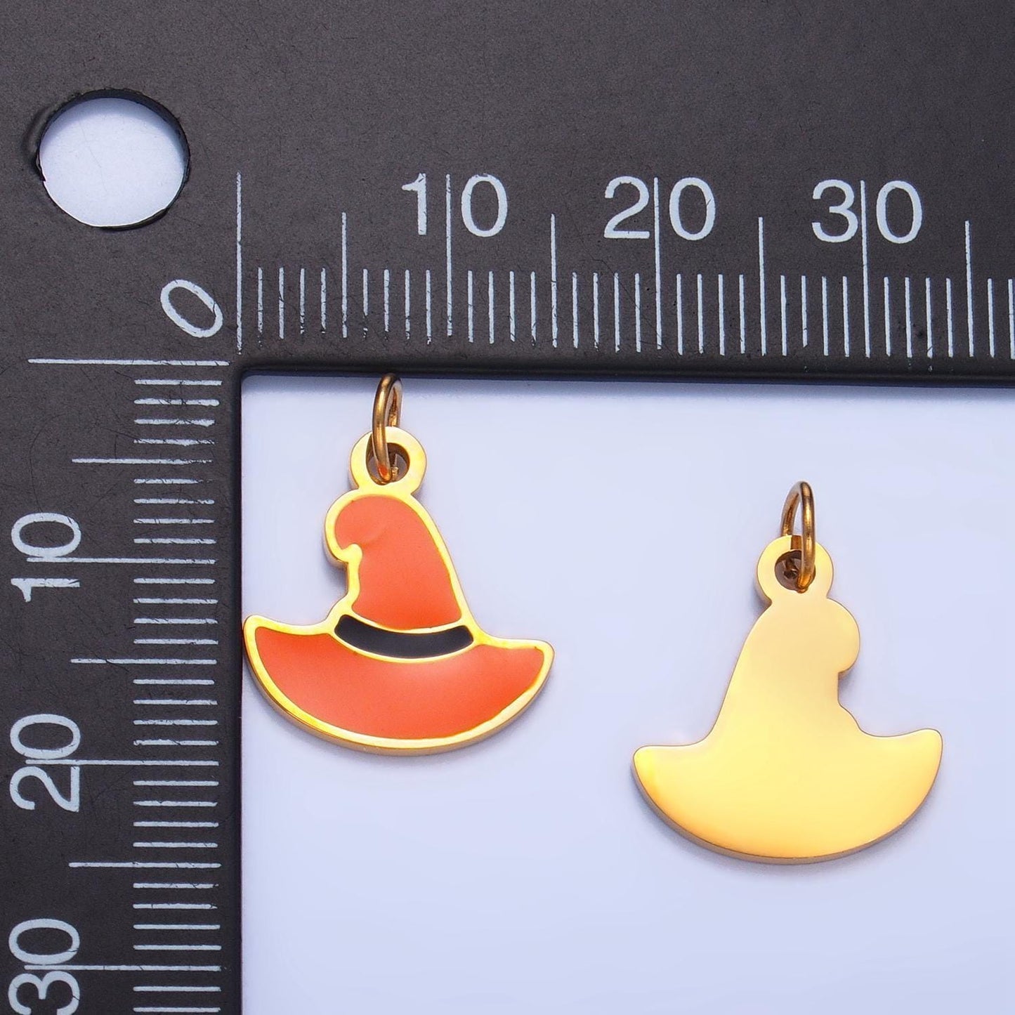 Limited edition hallowen charm colorful enamel pendant ghost hat pumpkin witch candy trick or treat fun bracelet necklace charm jewelry