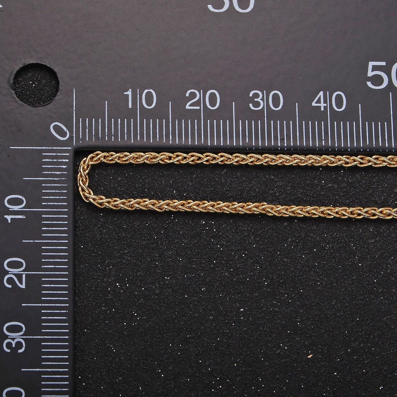 14k gold filled 1.7mm rope 18 inch, 20 inch layering chain necklace | wa-2461 wa2462