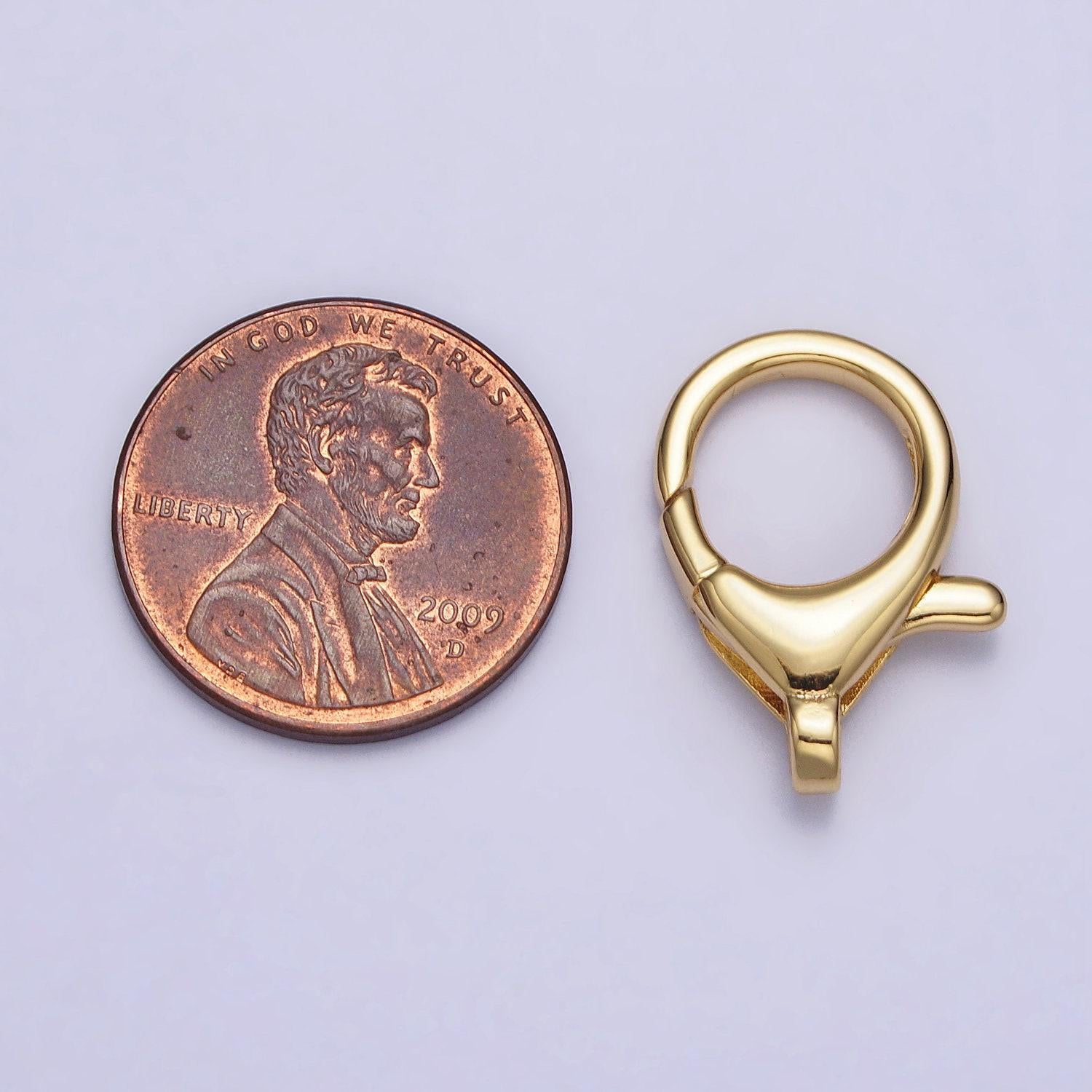 Dainty lobster lock gold lobster charm lock finding connector lobster lock enhancer lobster lock silver charm holder z111