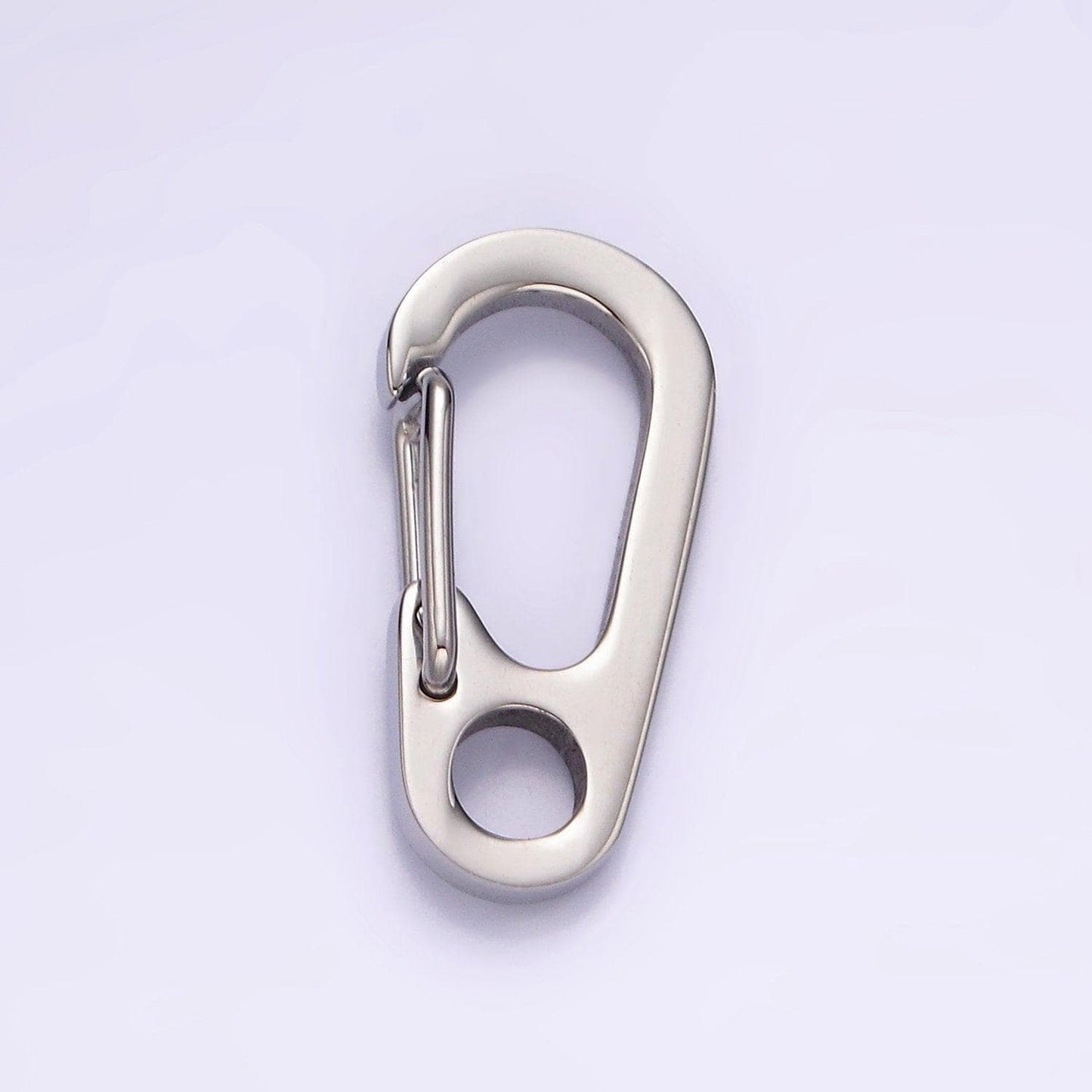 Stainless steel 20mm snap hook carabiner minimalist jewelry findings supply | z559