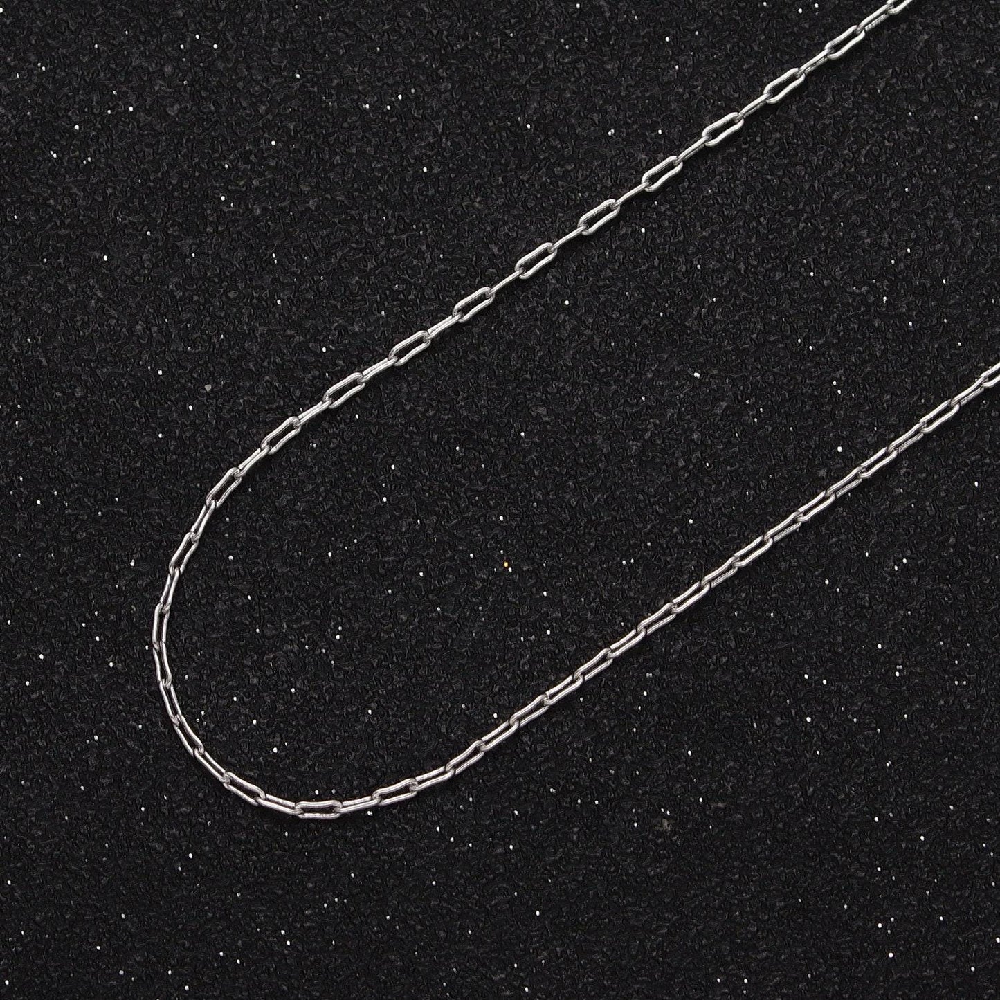Gold filled rounded paperclip oval link unfinished gold, silver chain by yard for diy jewelry craft making | roll-1037 roll-1094