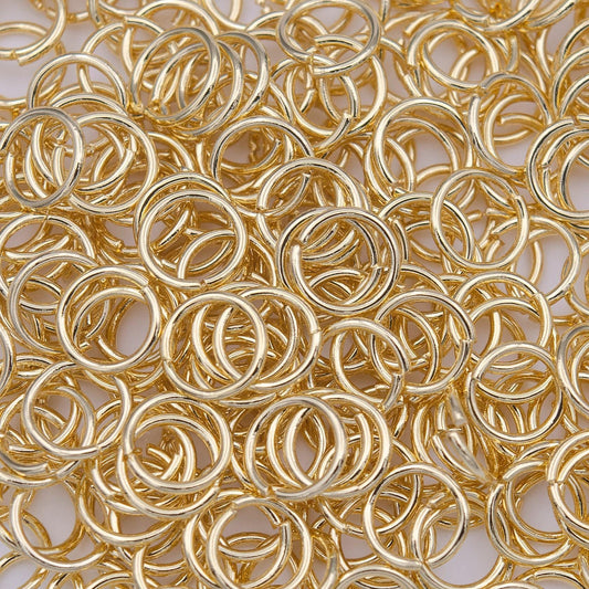 0.6mm x 5mm jump ring basic supplies gold split jump ring 22 gauge jump ring wholesale z-738