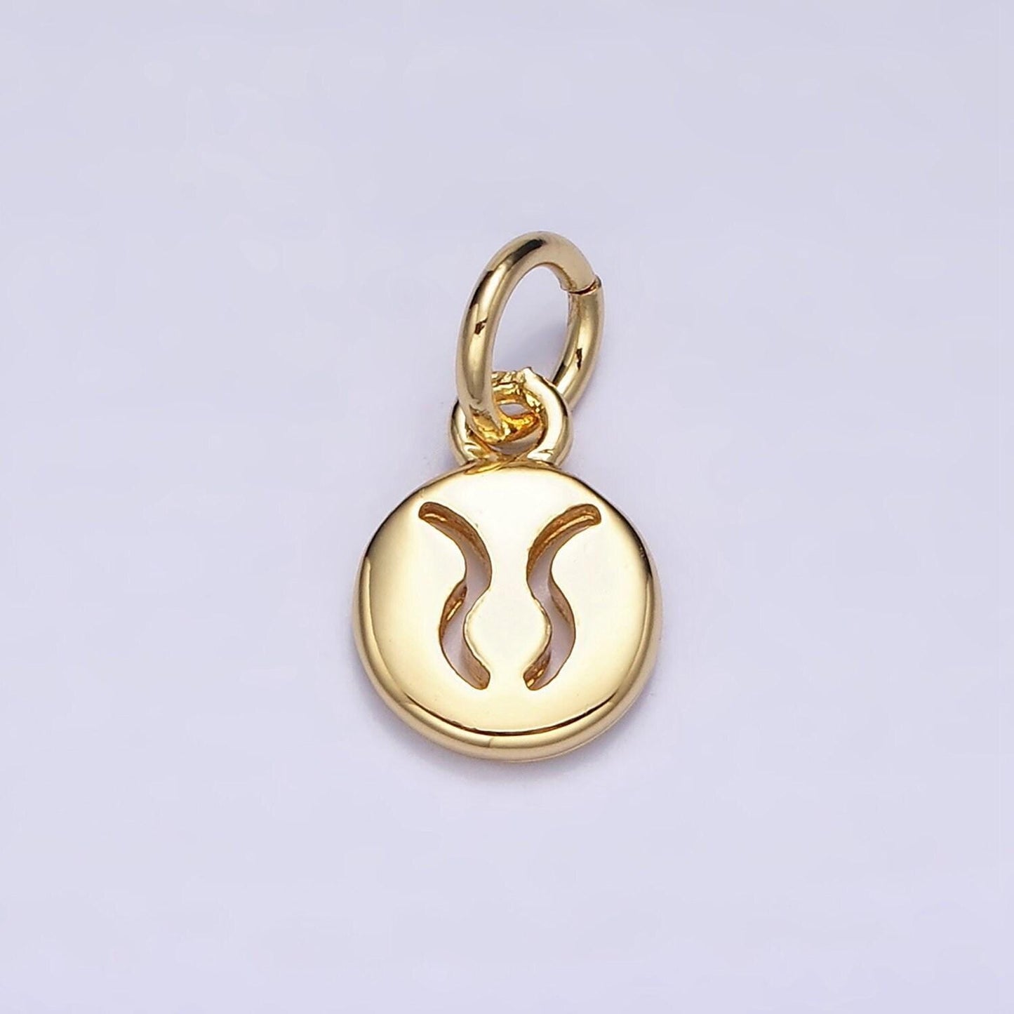 Small zodiac charms gold filled charm astrological zodiac signs, zodiac symbols for add on pendant bracelet earring horoscope charm