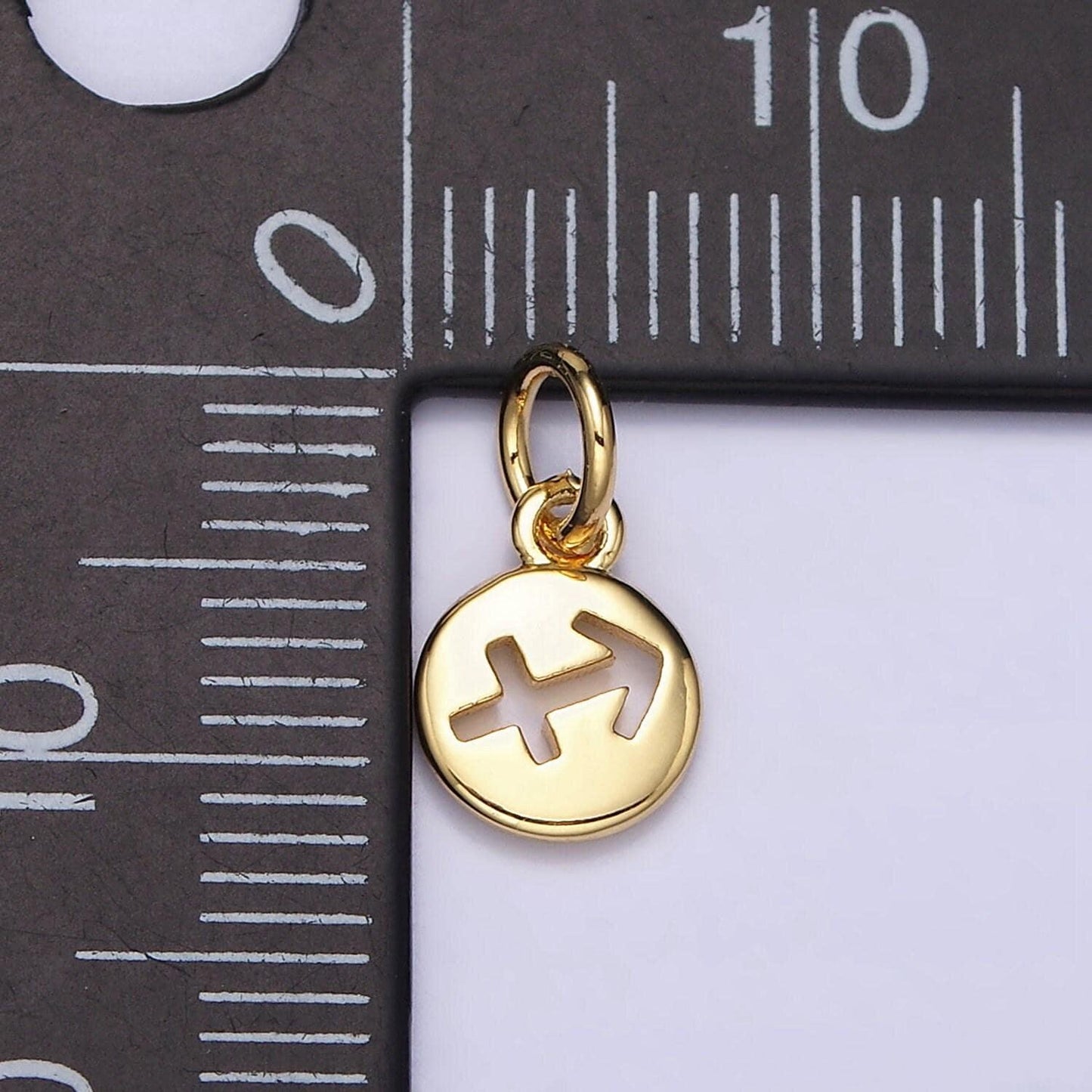 Small zodiac charms gold filled charm astrological zodiac signs, zodiac symbols for add on pendant bracelet earring horoscope charm